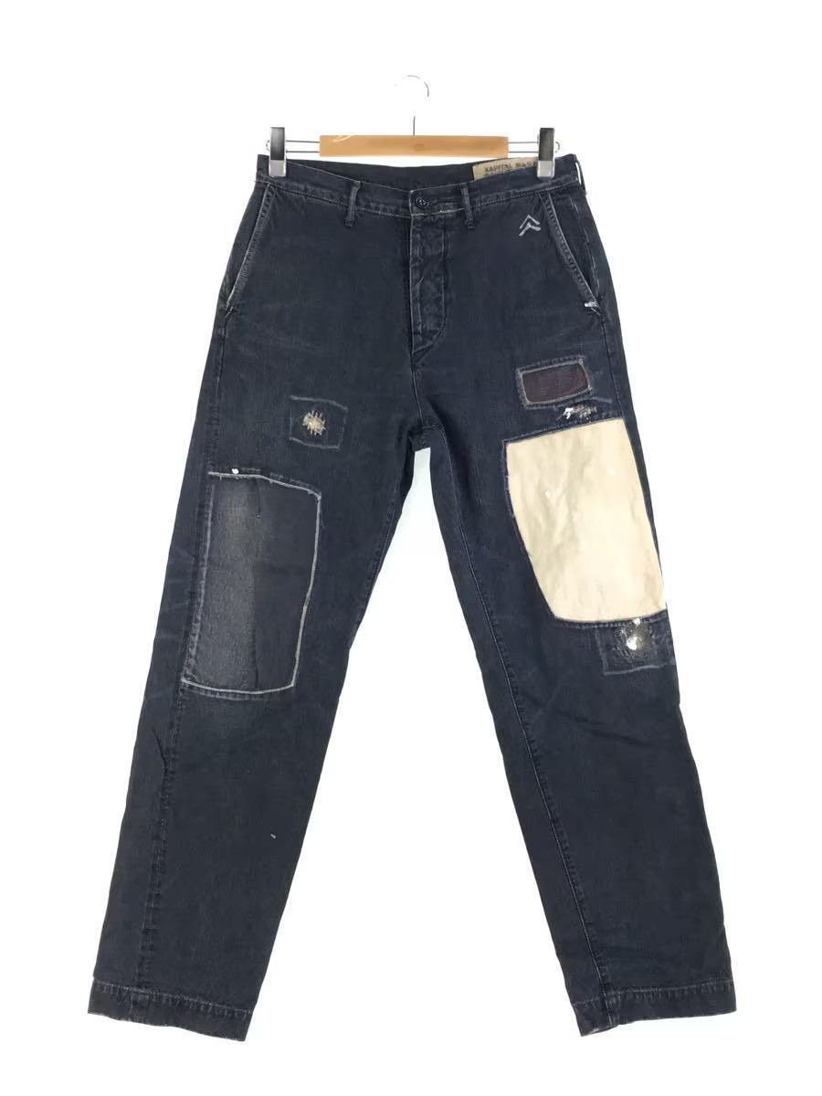 image of Kapital Patchwork Denim Jeans in Indigo, Men's (Size 31)