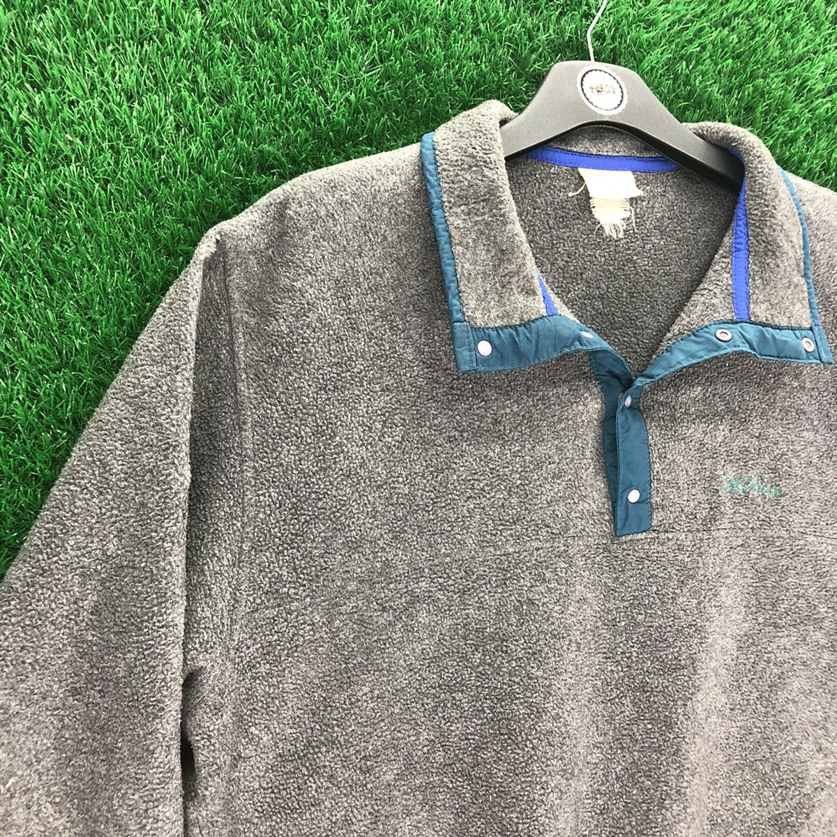 L.L. Bean Vintage 80's LL Bean Fleece Sweater Jacket Pullover Size US XXL / EU 58 / 5 - 2 Thumbnail