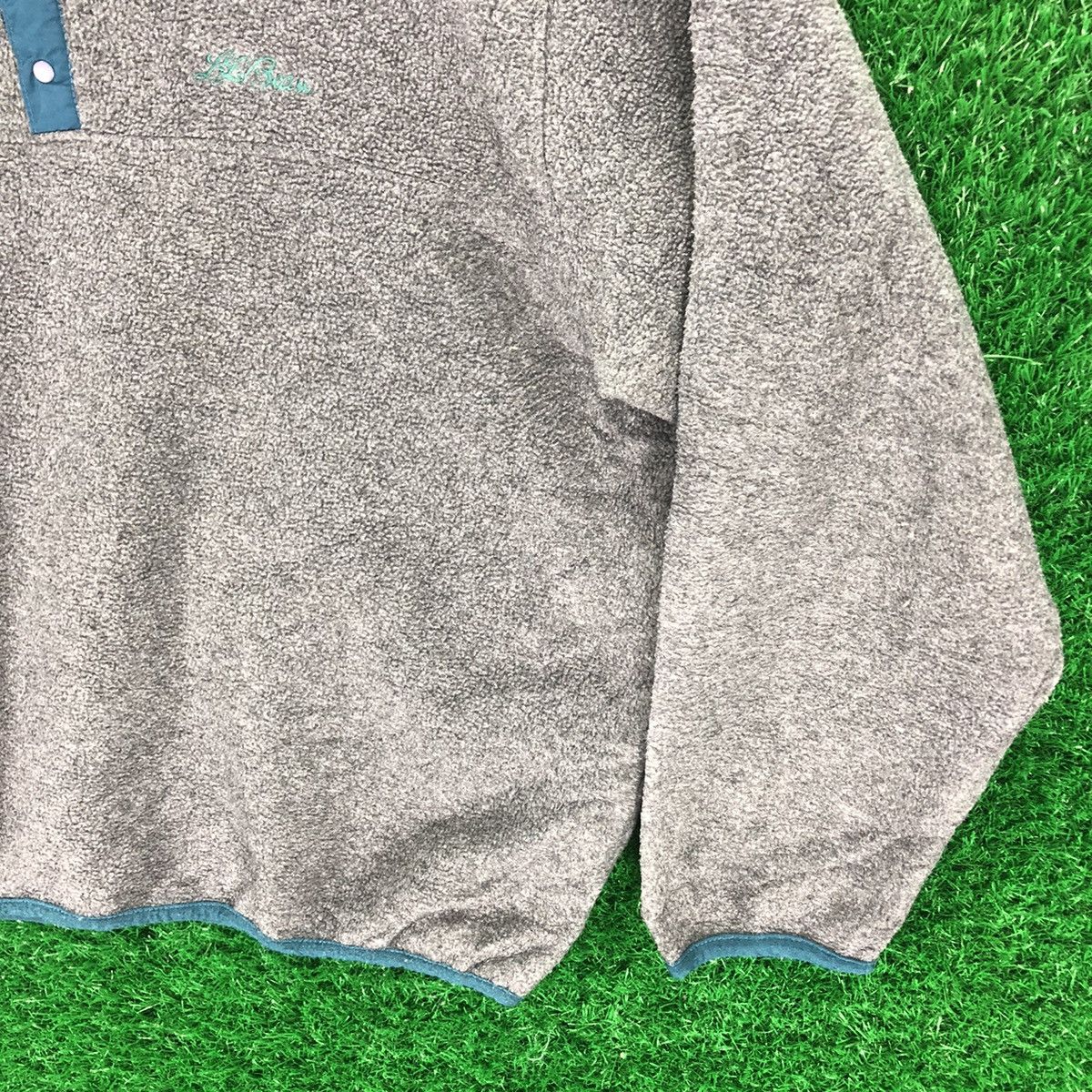 L.L. Bean Vintage 80's LL Bean Fleece Sweater Jacket Pullover Size US XXL / EU 58 / 5 - 3 Thumbnail