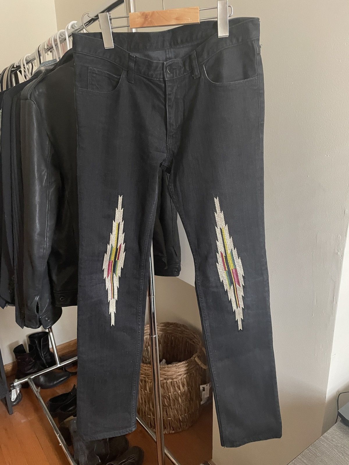 image of Number N Ine x Takahiromiyashita The Soloist A/w05 “The High Streets” Ortega Jeans in Black (Size 3