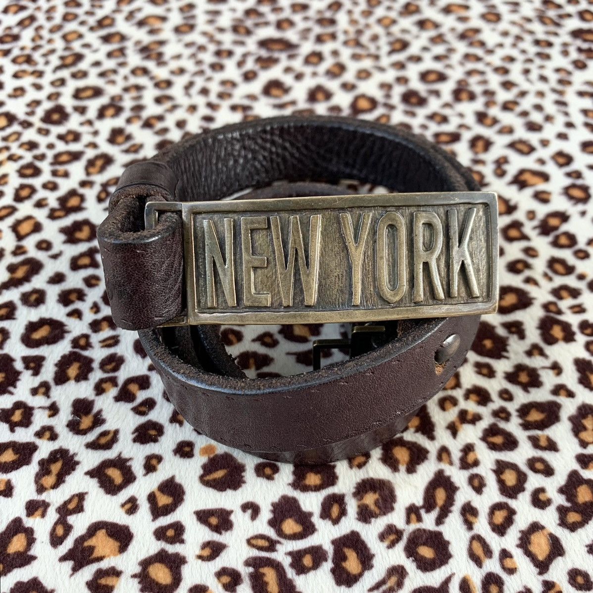 Golden Goose Golden Goose Belt Head New York Golden Goose Size 34 - 1 Thumbnail