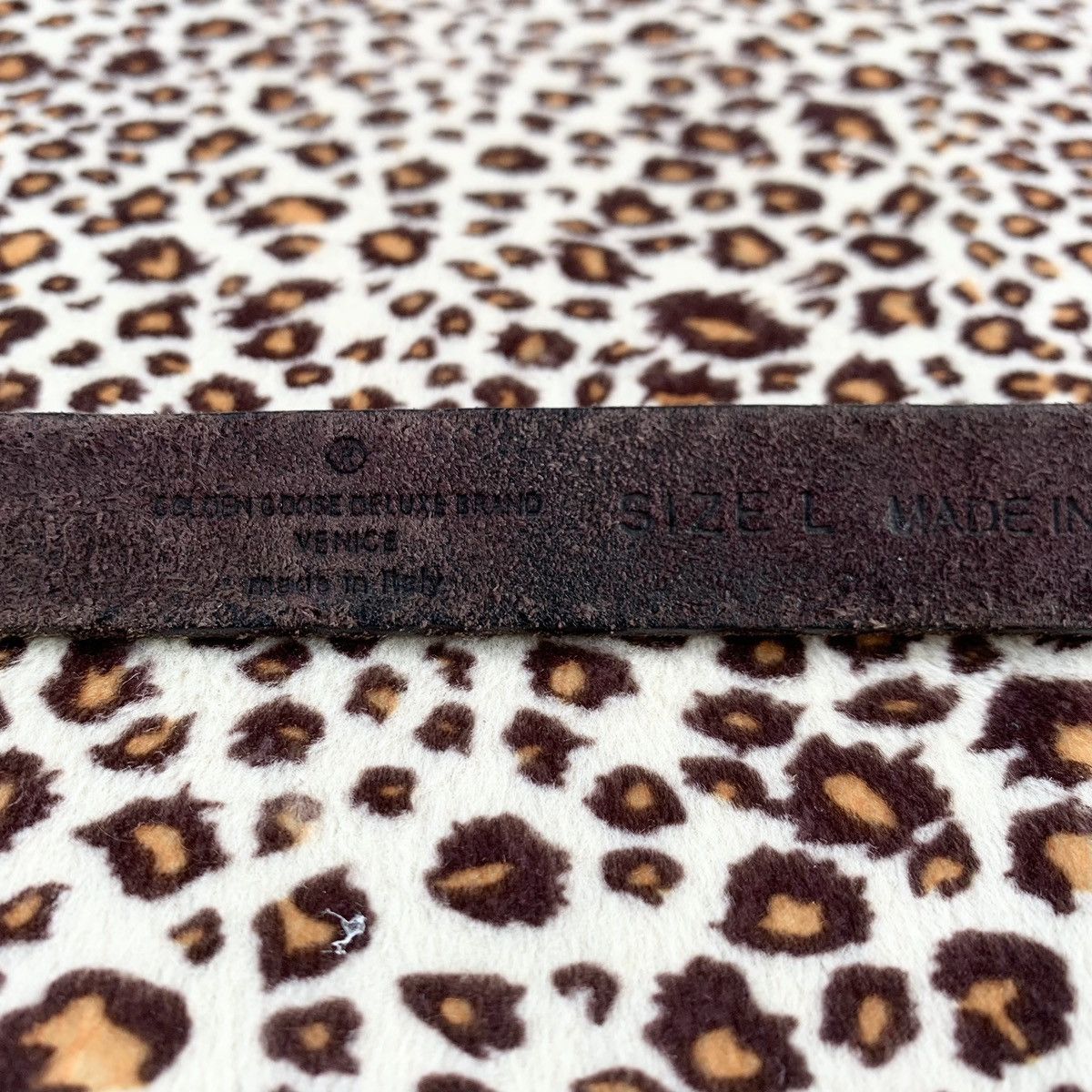 Golden Goose Golden Goose Belt Head New York Golden Goose Size 34 - 17 Thumbnail