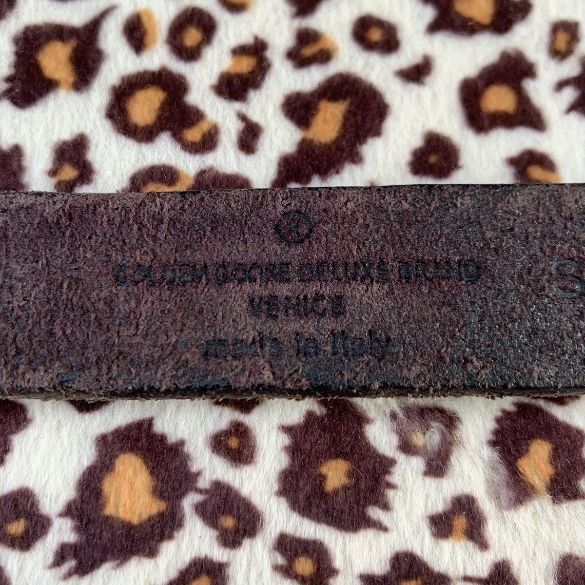Golden Goose Golden Goose Belt Head New York Golden Goose Size 34 - 18 Thumbnail