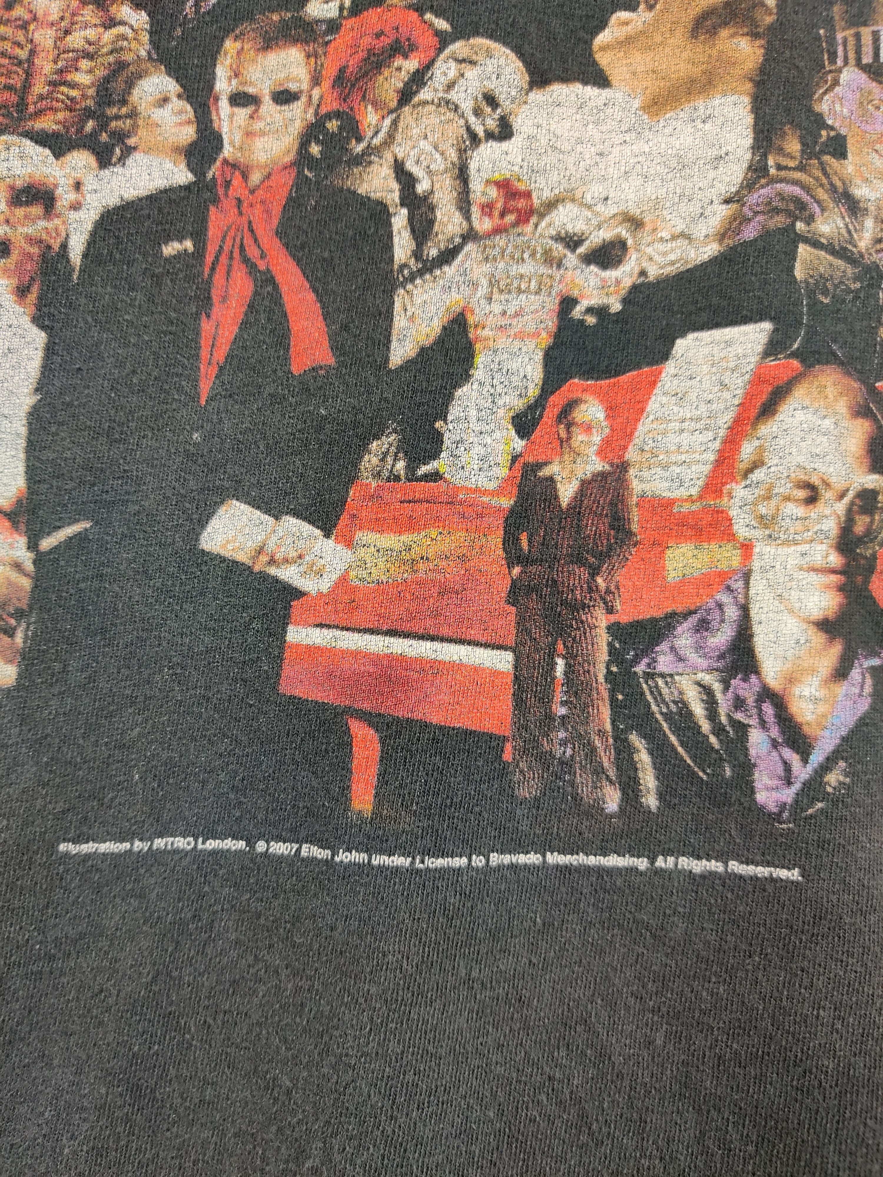 Band Tees Vintage Elton John Tour Tee Tshirt Size US XL / EU 56 / 4 - 5 Thumbnail