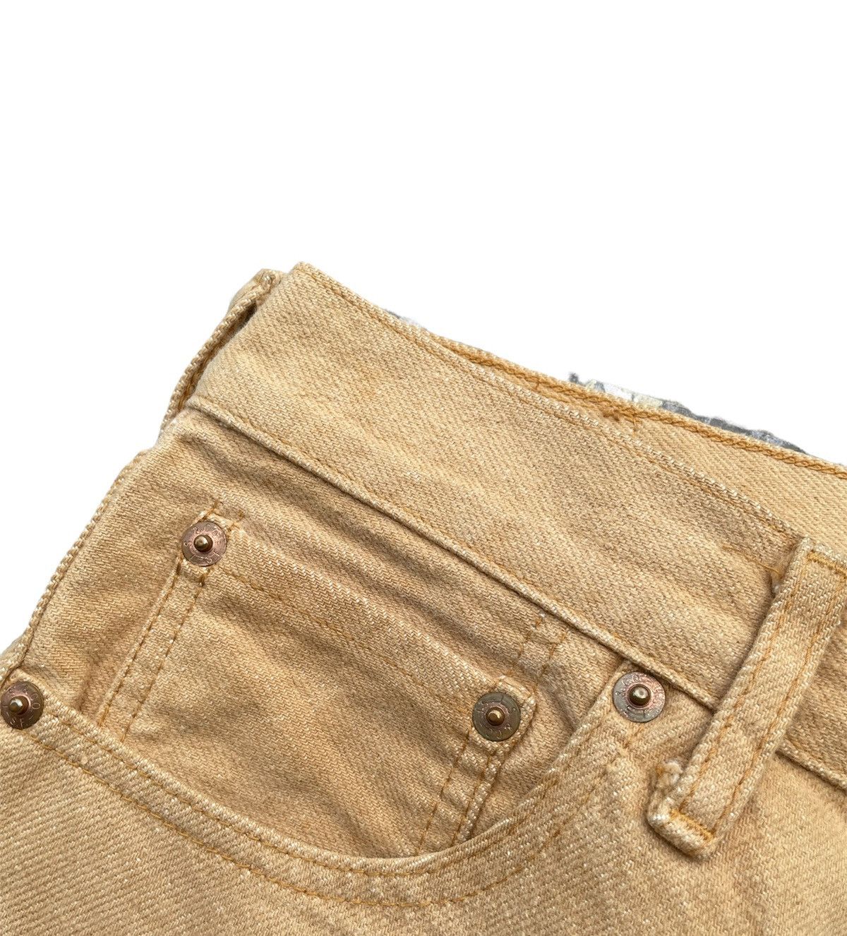 Levi's × Vintage Vintage Levis 701 E 1992 White Tab Denim Size US 29 - 10 Thumbnail