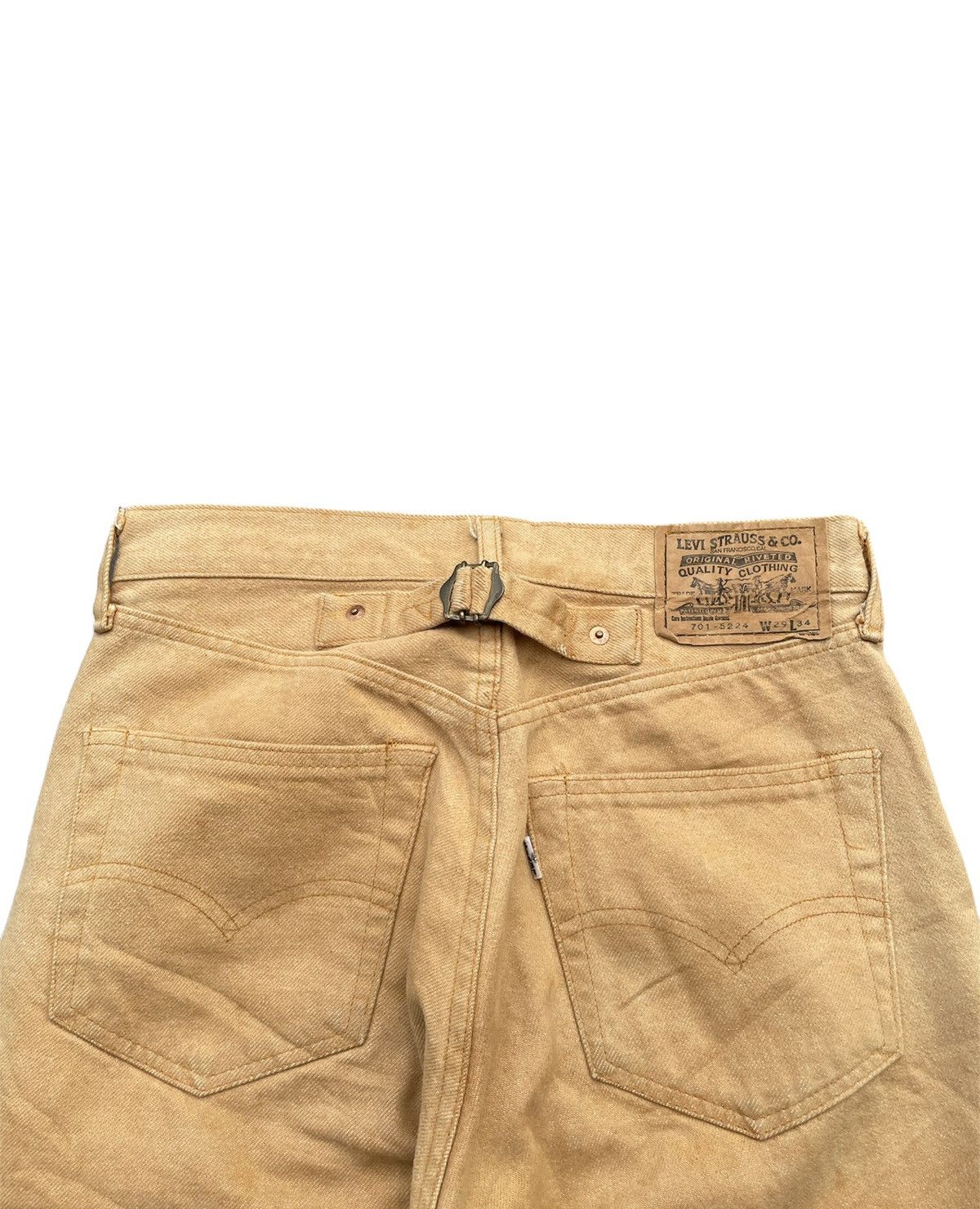 Levi's × Vintage Vintage Levis 701 E 1992 White Tab Denim Size US 29 - 14 Thumbnail