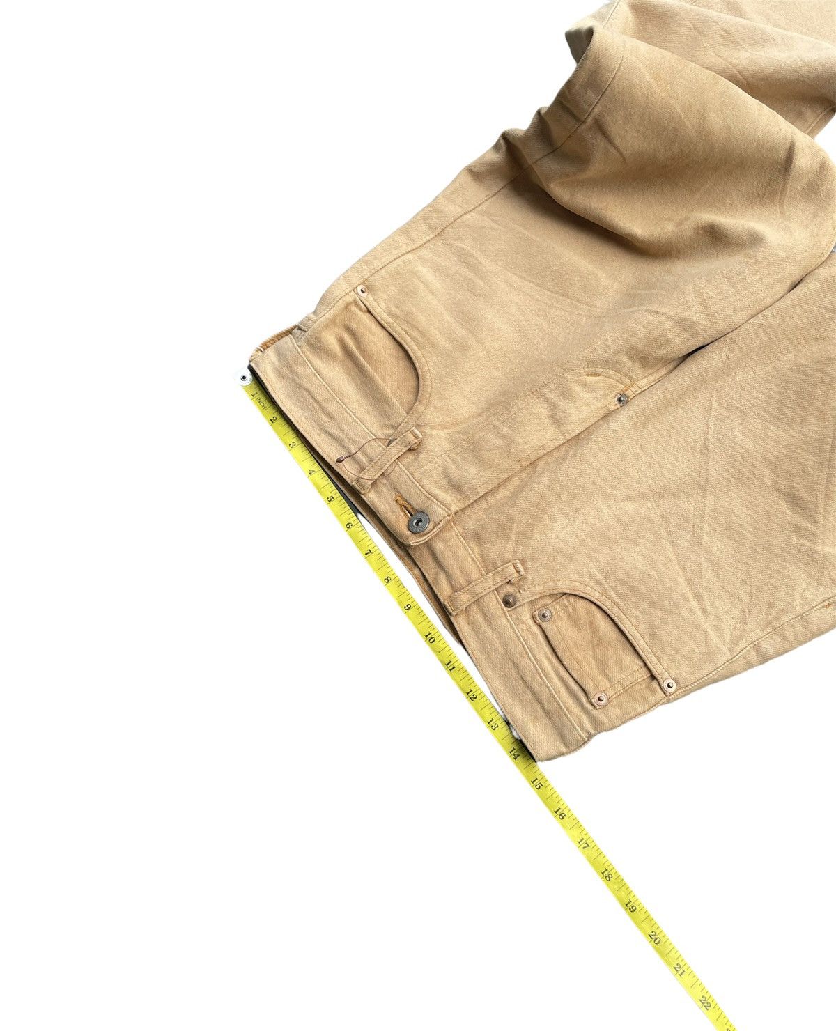 Levi's × Vintage Vintage Levis 701 E 1992 White Tab Denim Size US 29 - 2 Thumbnail