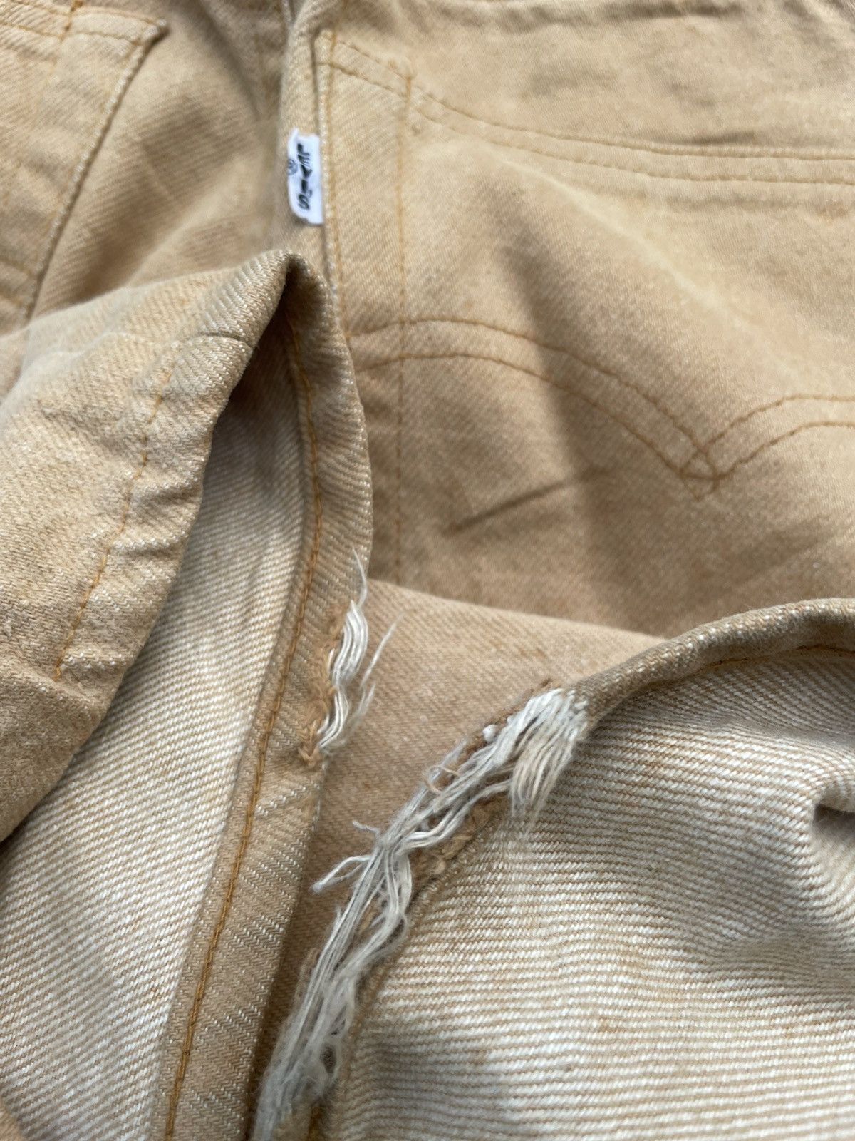 Levi's × Vintage Vintage Levis 701 E 1992 White Tab Denim Size US 29 - 16 Thumbnail