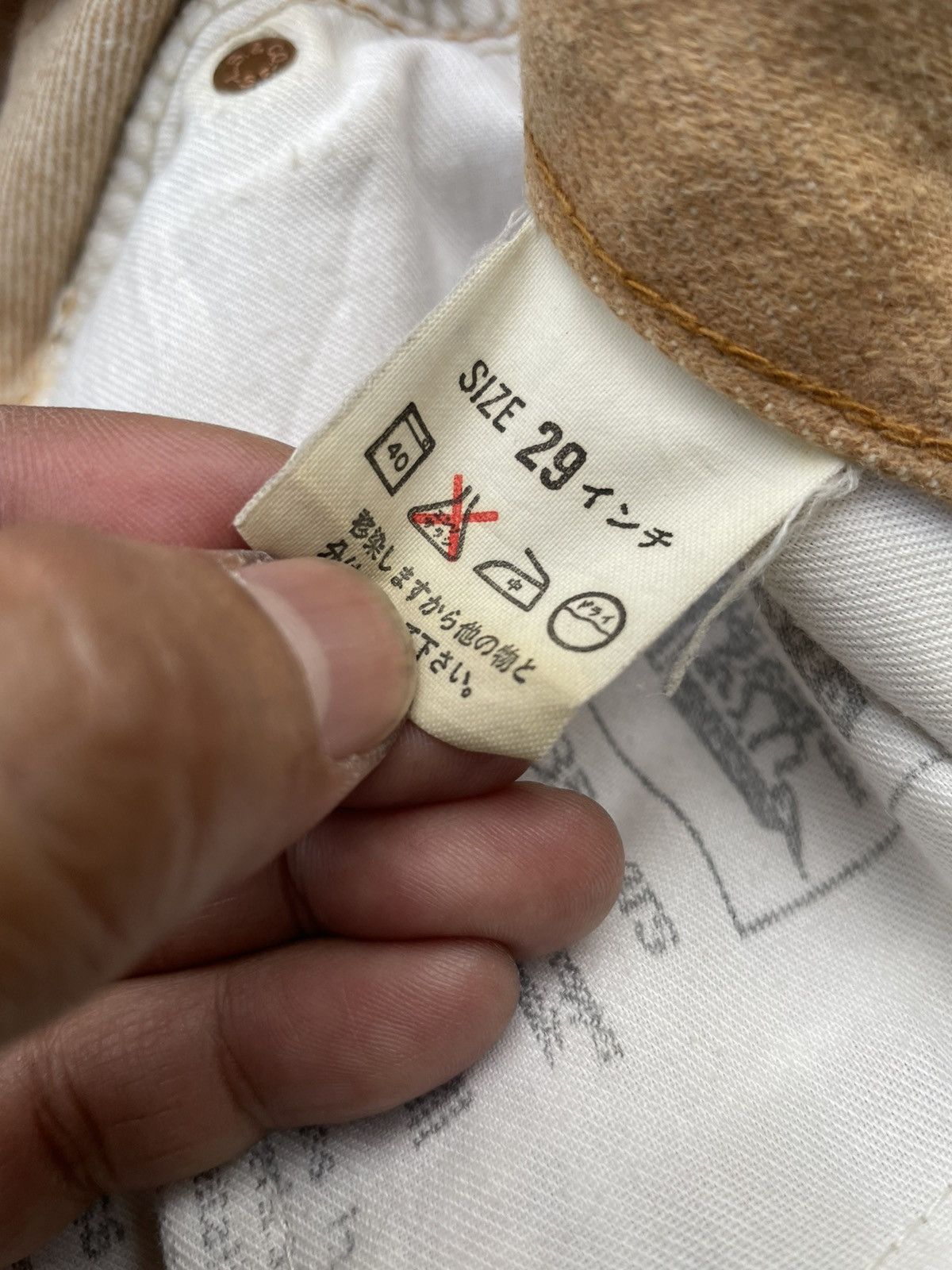 Levi's × Vintage Vintage Levis 701 E 1992 White Tab Denim Size US 29 - 21 Thumbnail