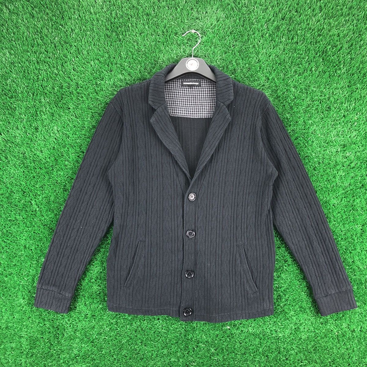 Japanese Brand Semantic Design Japanese Brand Cable Knit Cardigan Size M / US 6-8 / IT 42-44 - 1 Thumbnail
