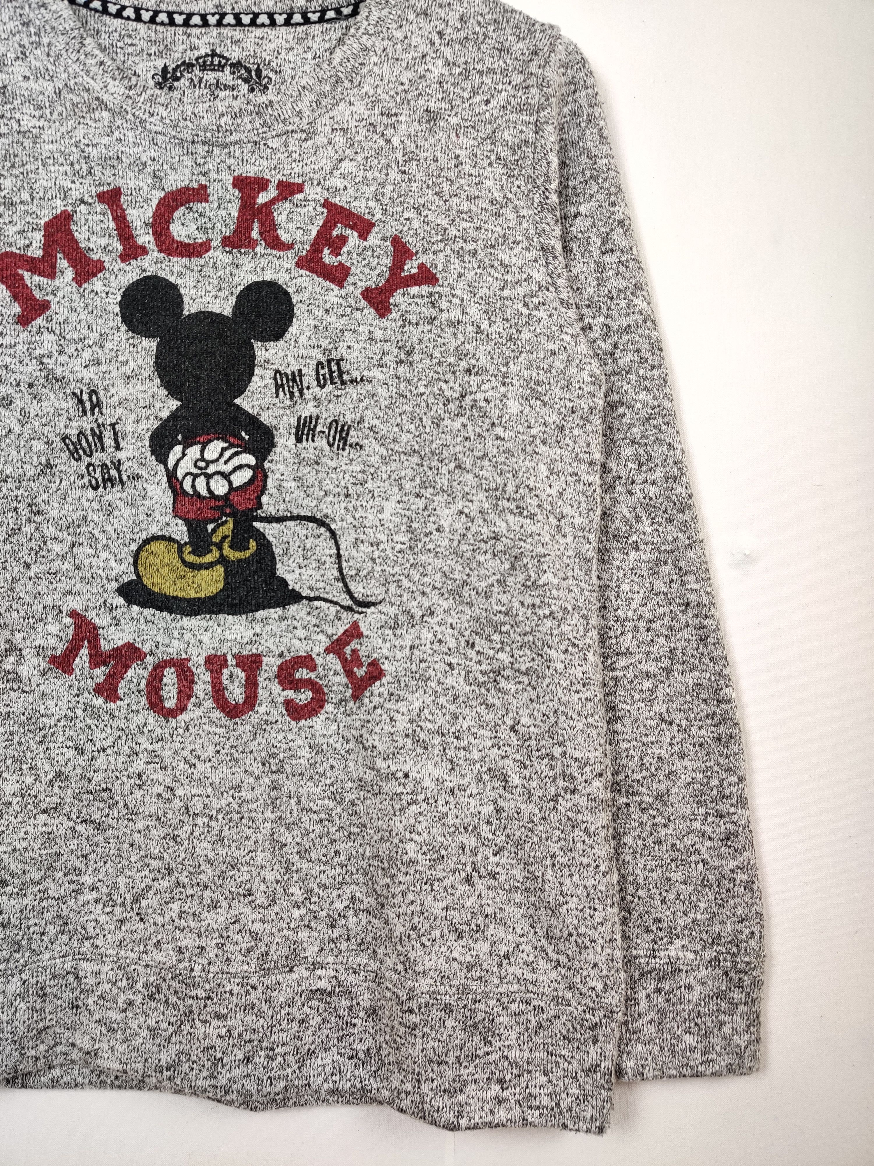 Disney Vintage Disney Mickey Mouse Crewneck Sweatshirt Size US L / EU 52-54 / 3 - 4 Thumbnail