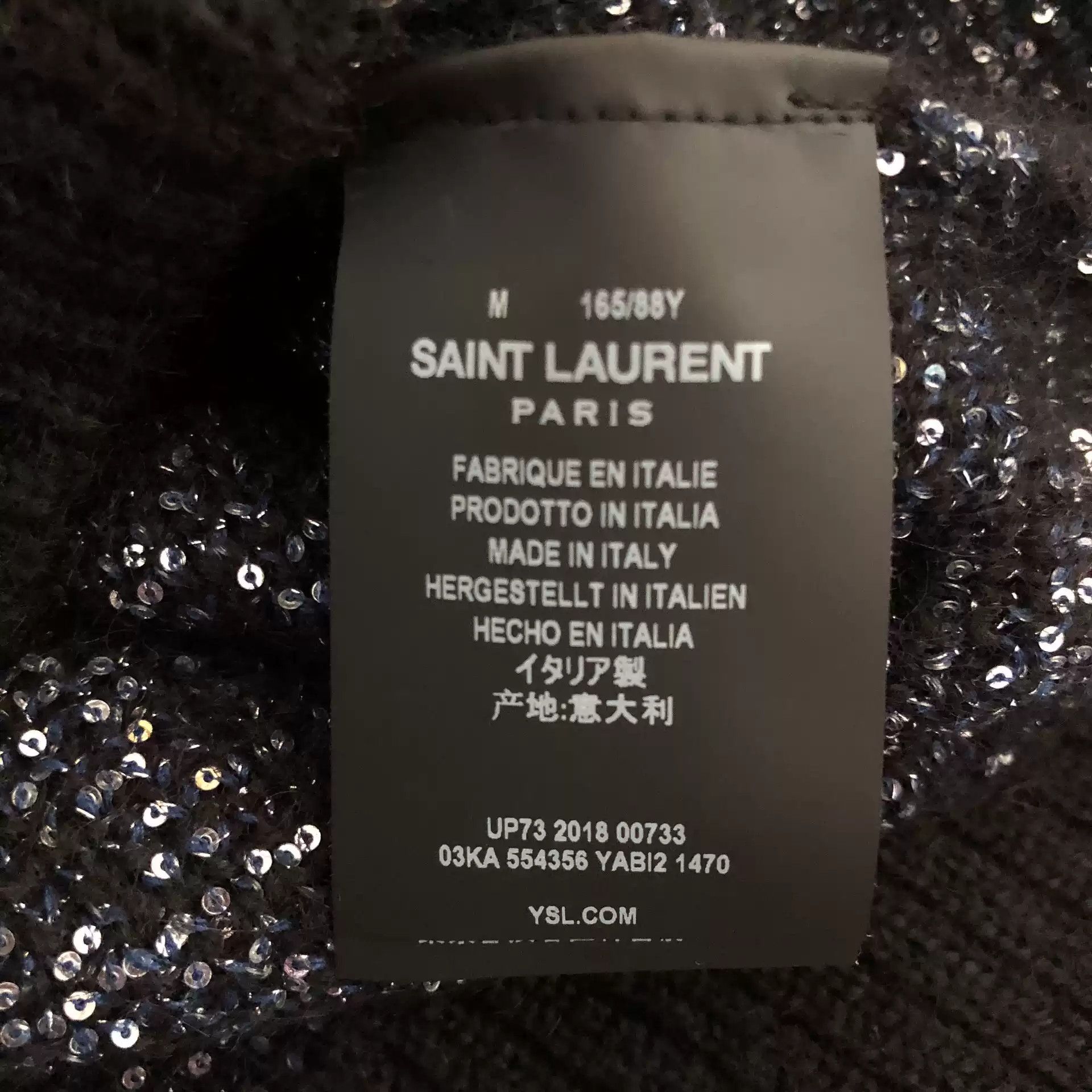 Saint Laurent Paris saint laurent sequin lightning jumper Size US M / EU 48-50 / 2 - 6 Thumbnail