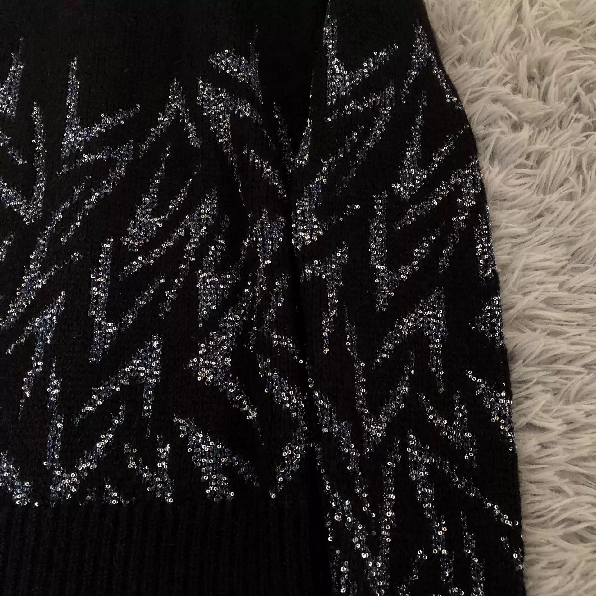 Saint Laurent Paris saint laurent sequin lightning jumper Size US M / EU 48-50 / 2 - 4 Thumbnail