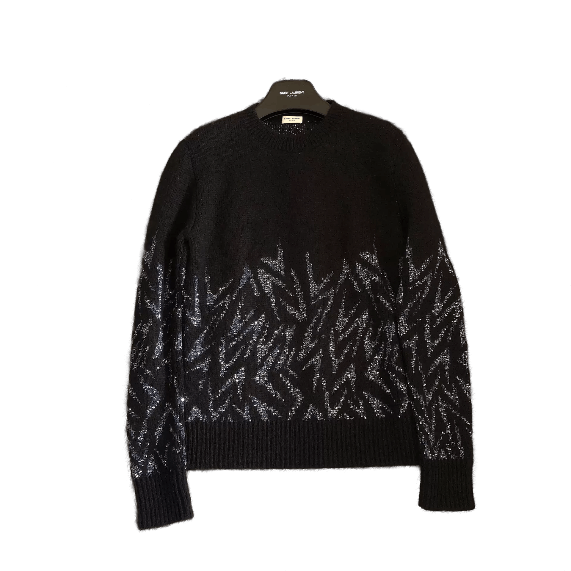 Saint Laurent Paris saint laurent sequin lightning jumper Size US M / EU 48-50 / 2 - 1 Thumbnail