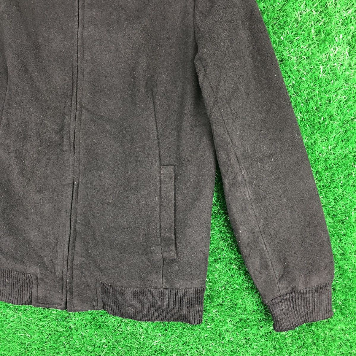 Japanese Brand Vintage Wool Jacket Zipper Bomber Style by maisongilfy Size US S / EU 44-46 / 1 - 3 Thumbnail