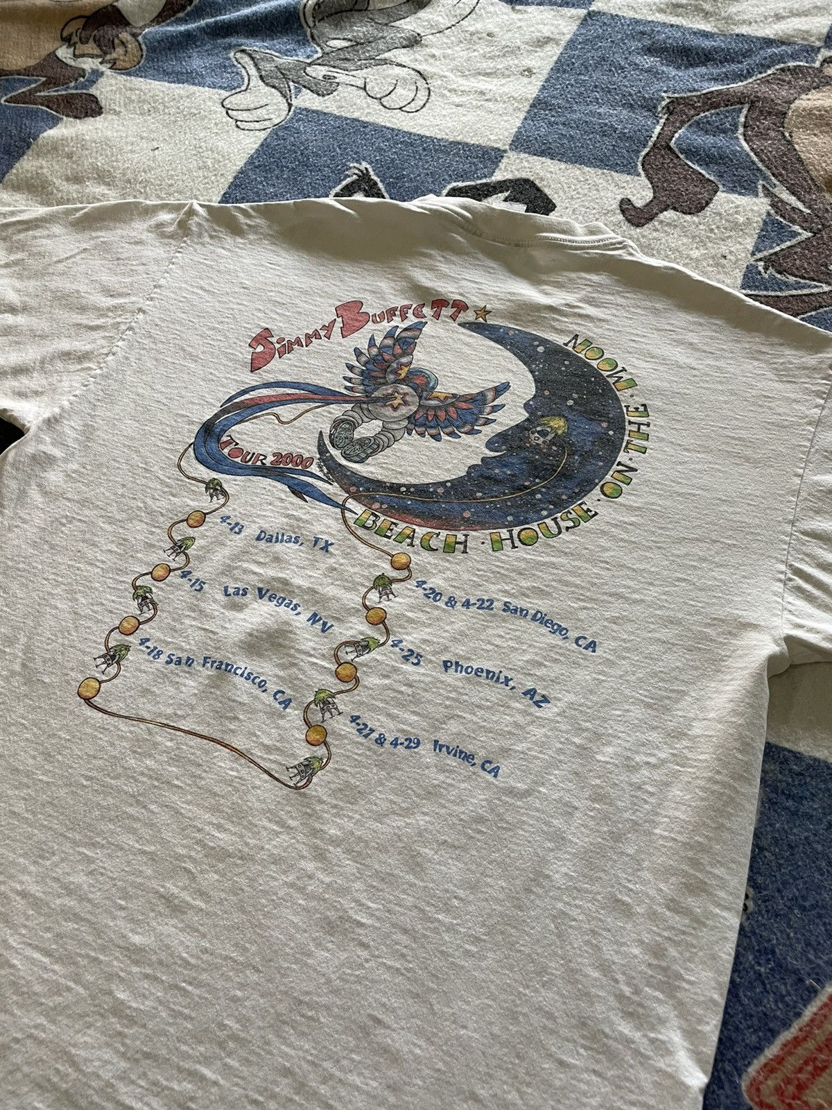 Band Tees Vintage jimmy buffet tour tee Size US XL / EU 56 / 4 - 4 Thumbnail