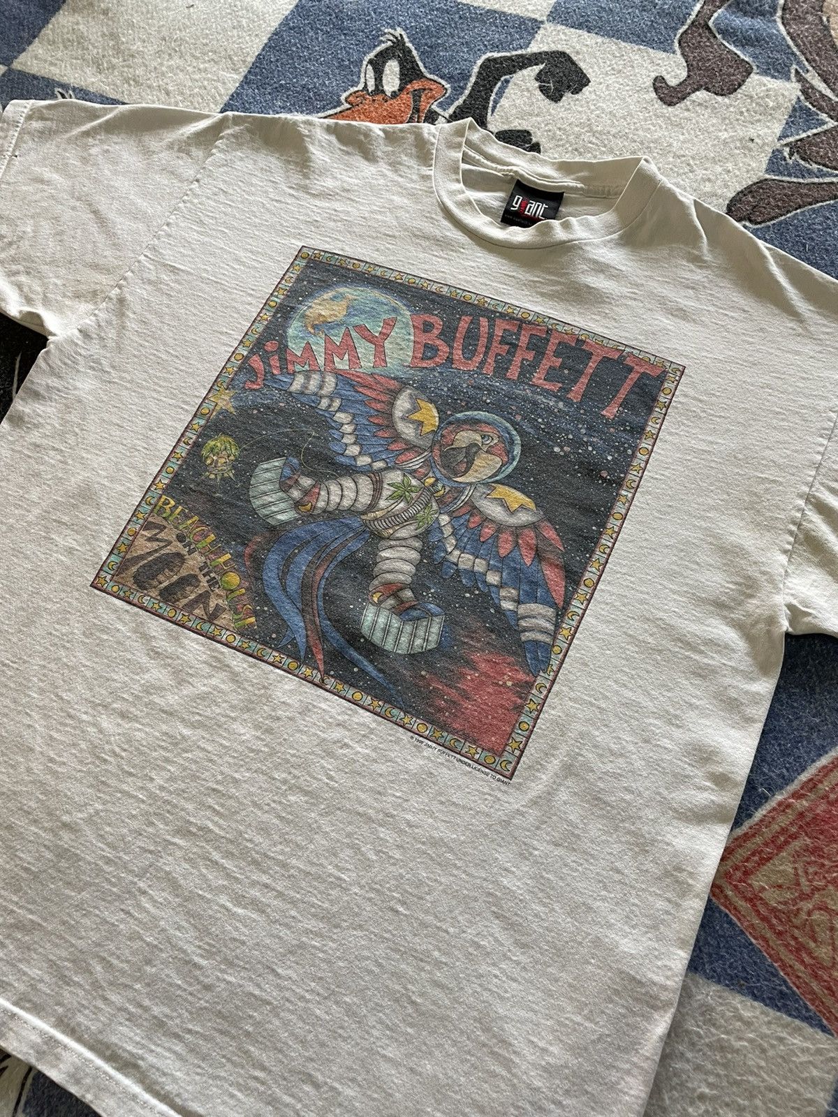 Band Tees Vintage jimmy buffet tour tee Size US XL / EU 56 / 4 - 2 Thumbnail