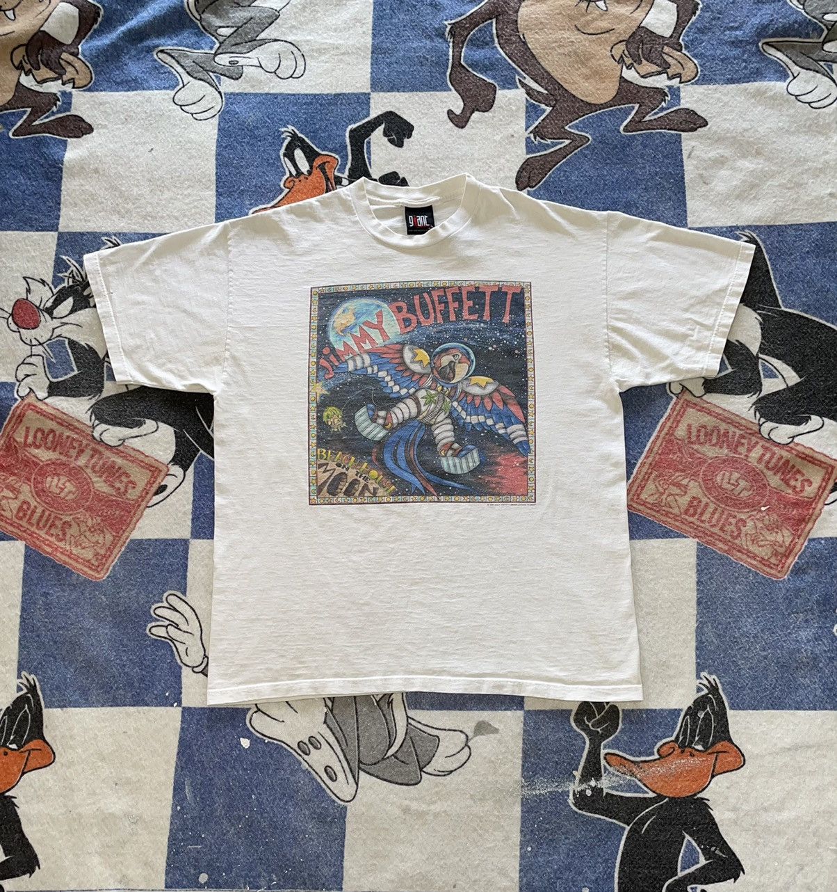 Band Tees Vintage jimmy buffet tour tee Size US XL / EU 56 / 4 - 1 Thumbnail