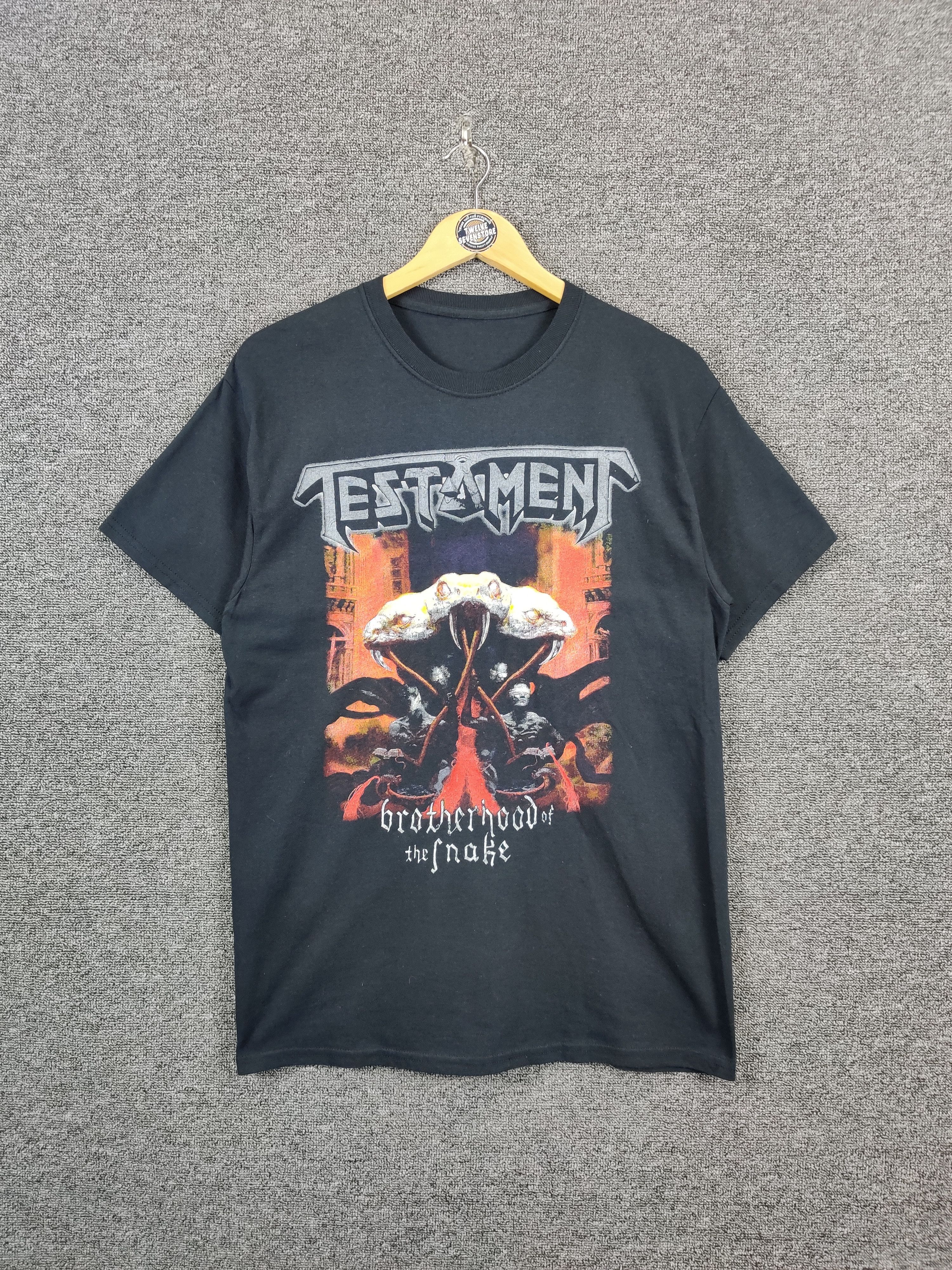 Vintage Testament Brotherhood Of The Snake Tee Tshirt
