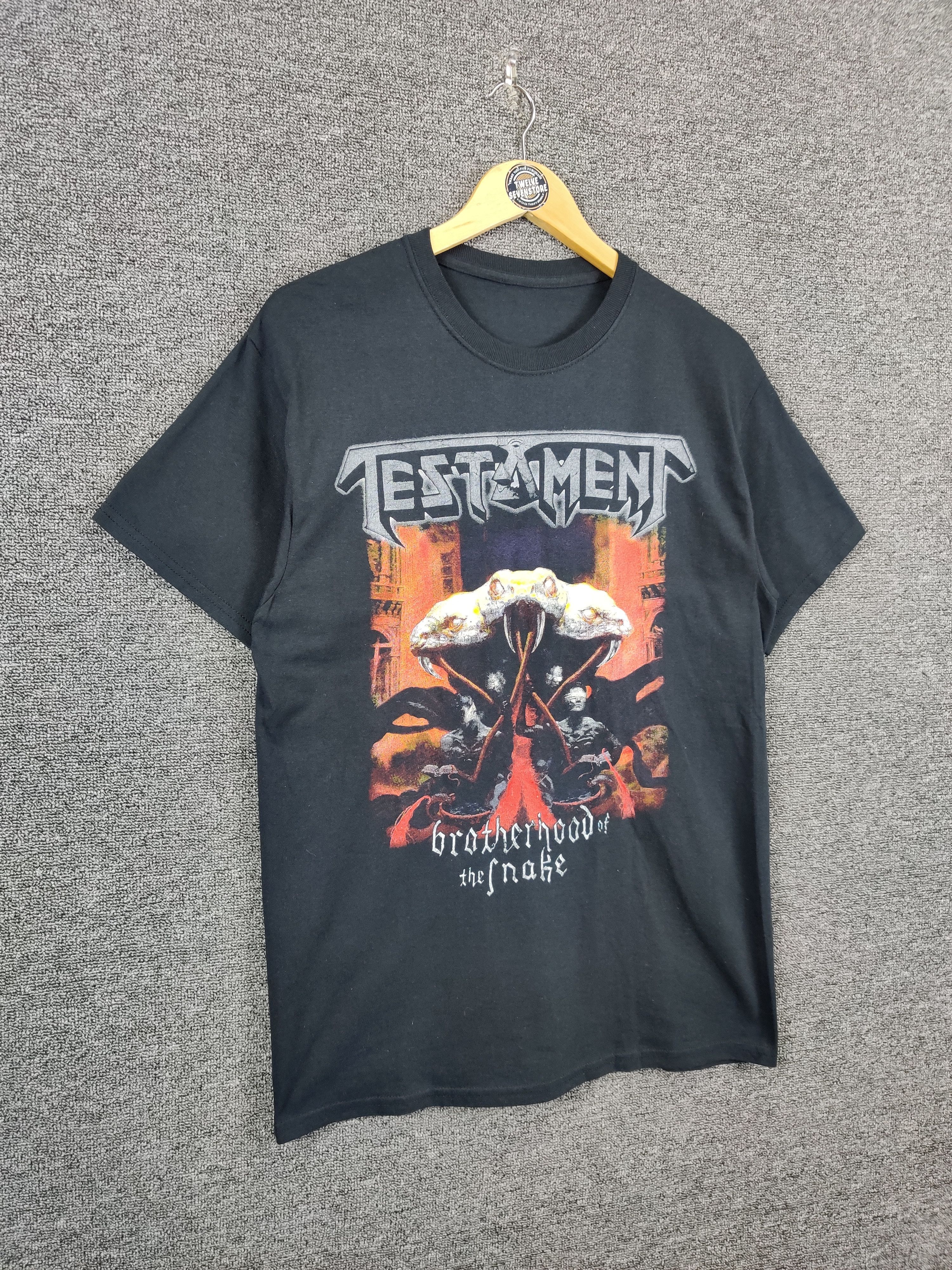 Band Tees Vintage Testament Brotherhood Of The Snake Tee Tshirt Size US M / EU 48-50 / 2 - 6 Thumbnail