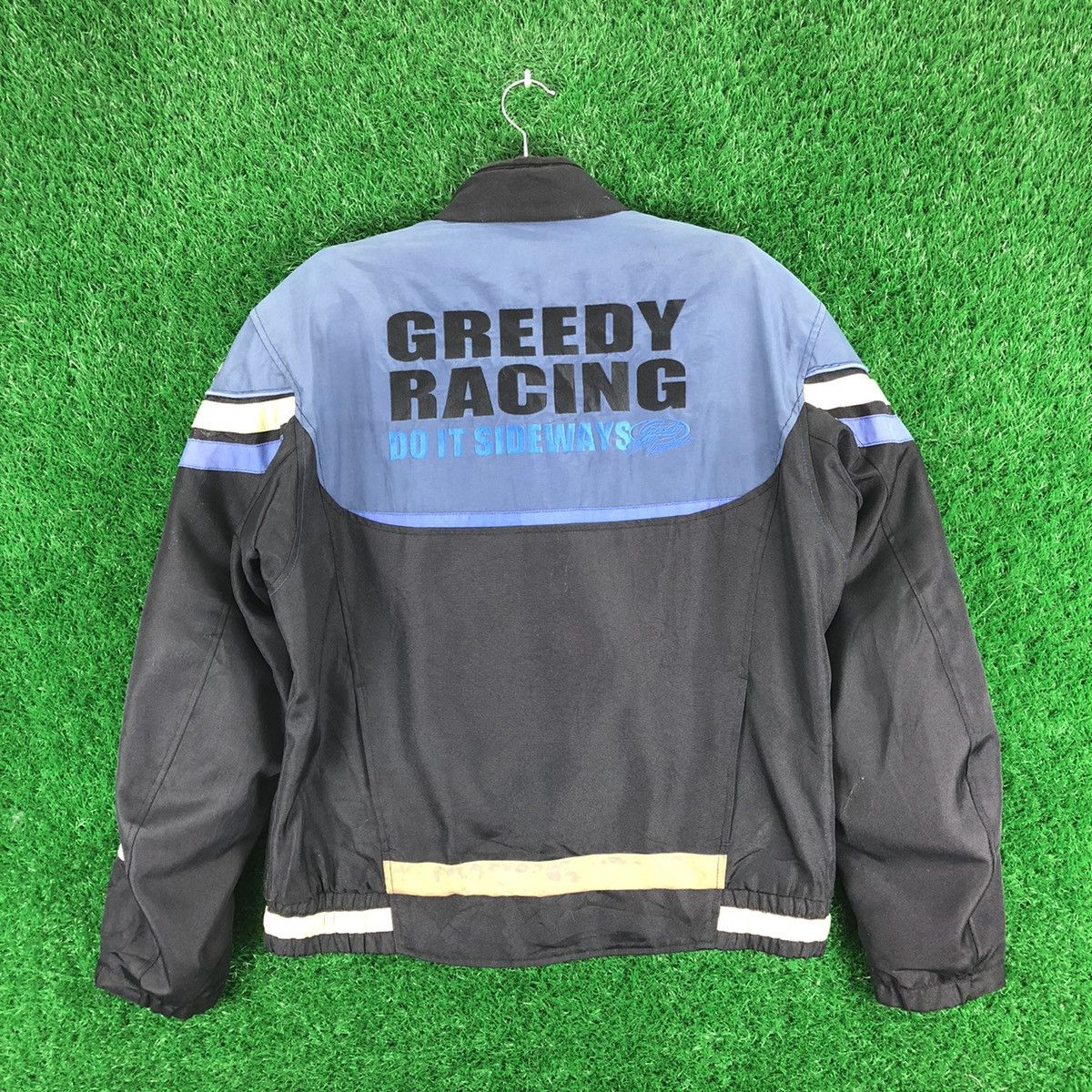 Greedy Genius Vintage Greedy Racing Motocycle Jacket Embroidered Size US XXL / EU 58 / 5 - 4 Thumbnail