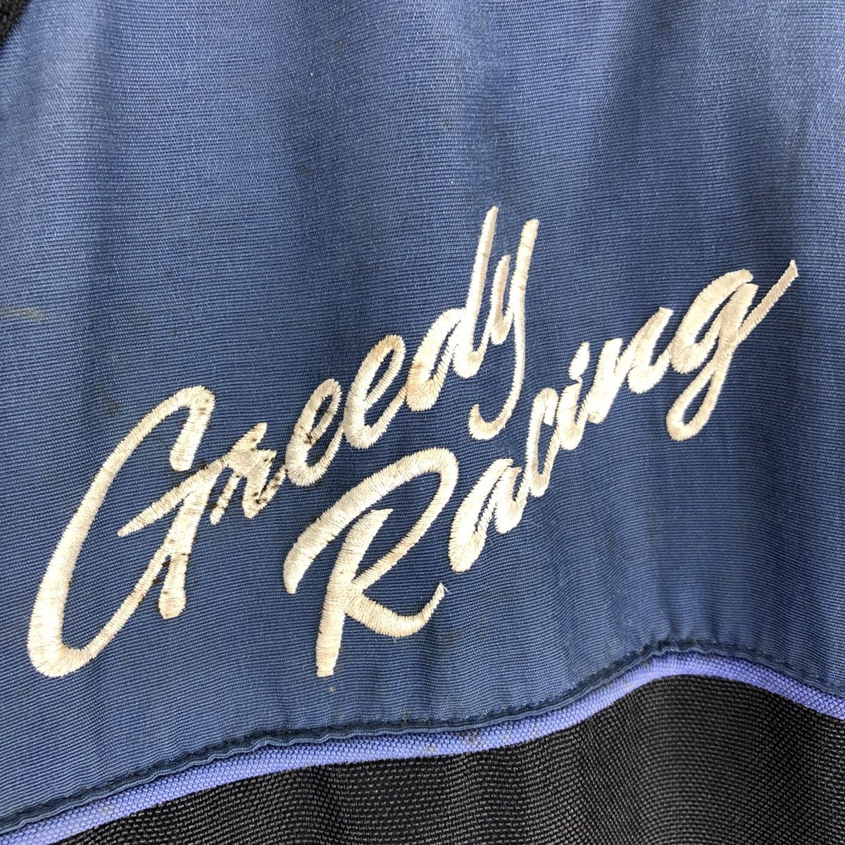 Greedy Genius Vintage Greedy Racing Motocycle Jacket Embroidered Size US XXL / EU 58 / 5 - 8 Thumbnail