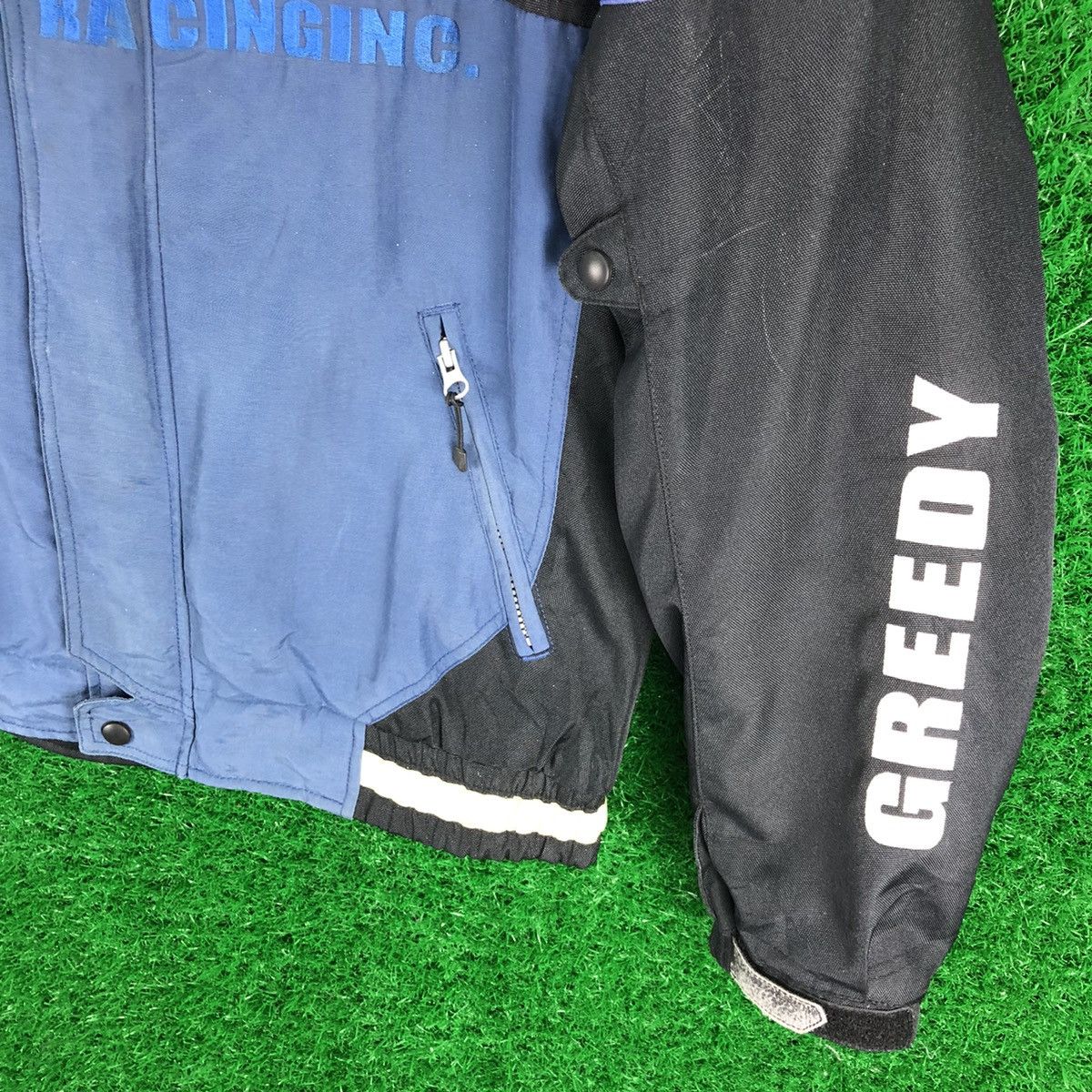 Greedy Genius Vintage Greedy Racing Motocycle Jacket Embroidered Size US XXL / EU 58 / 5 - 3 Thumbnail