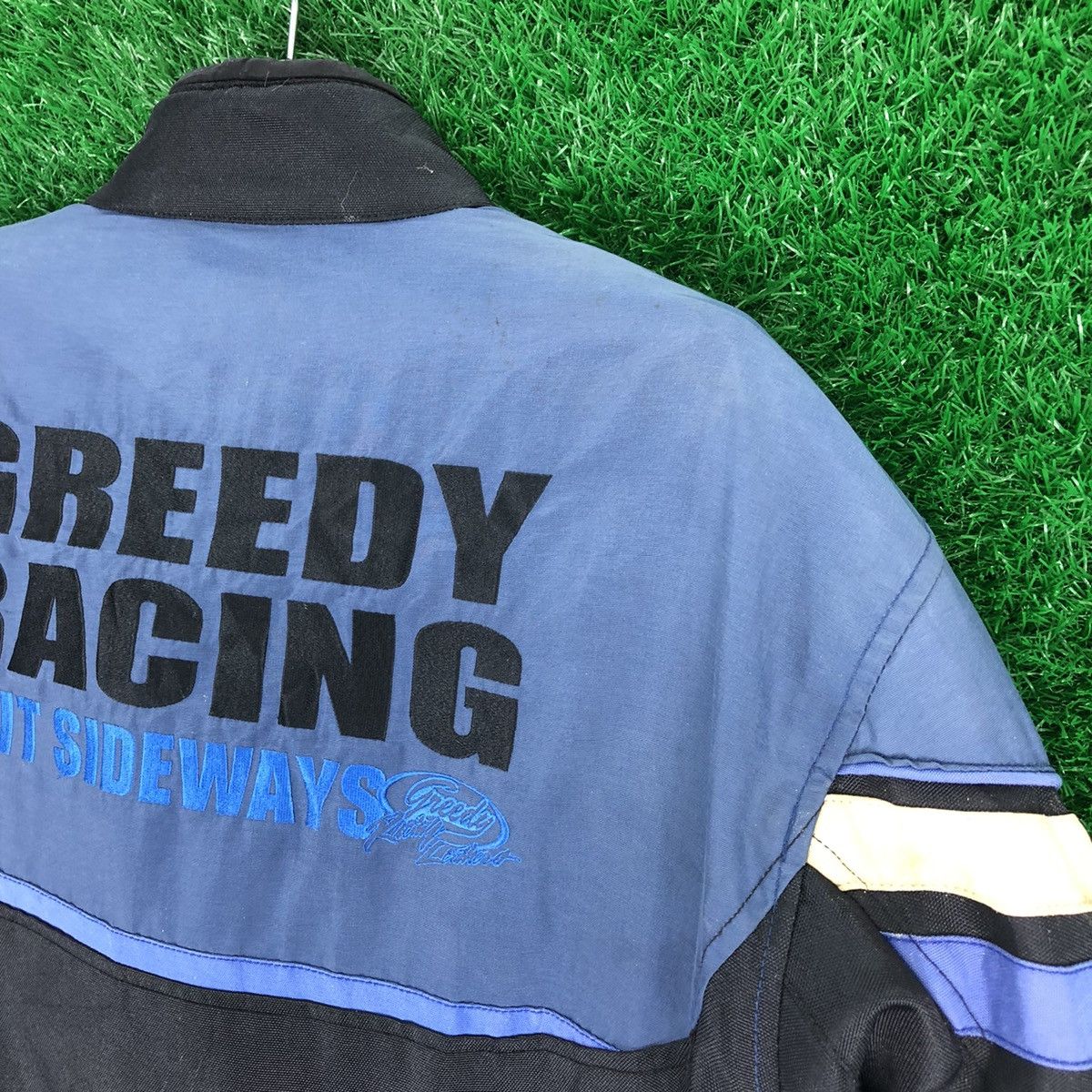 Greedy Genius Vintage Greedy Racing Motocycle Jacket Embroidered Size US XXL / EU 58 / 5 - 5 Thumbnail
