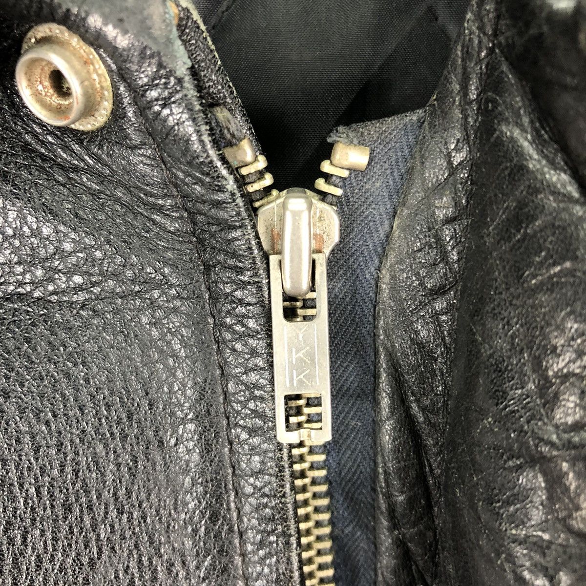 Splendid Vintage 80's Leather Jacket Iconic US Navy A2 Flight Jacket Size US M / EU 48-50 / 2 - 20 Thumbnail