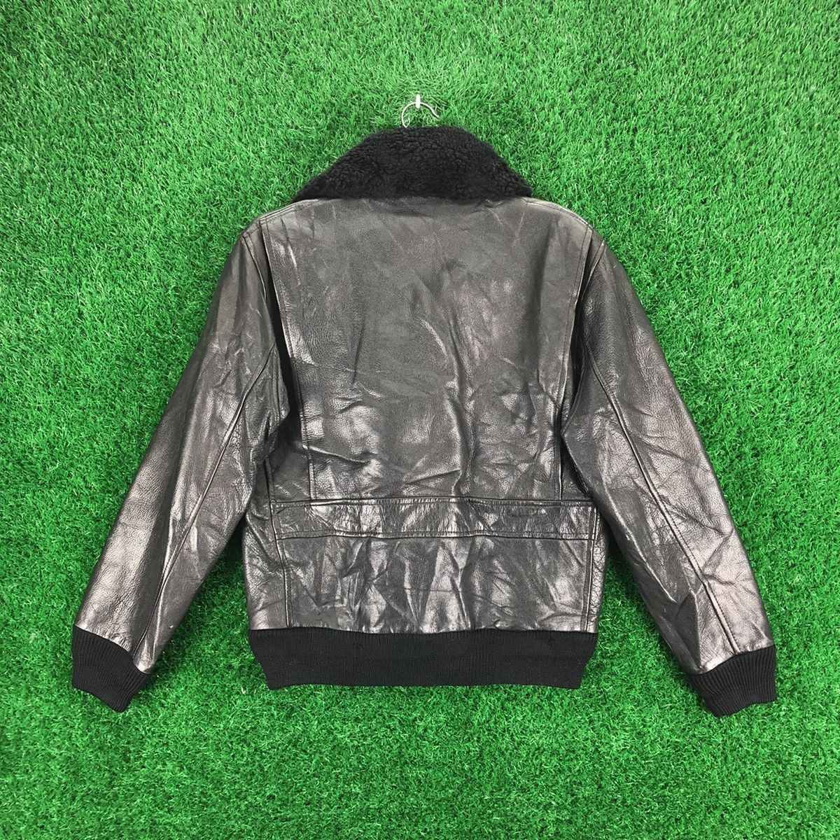 Splendid Vintage 80's Leather Jacket Iconic US Navy A2 Flight Jacket Size US M / EU 48-50 / 2 - 4 Thumbnail