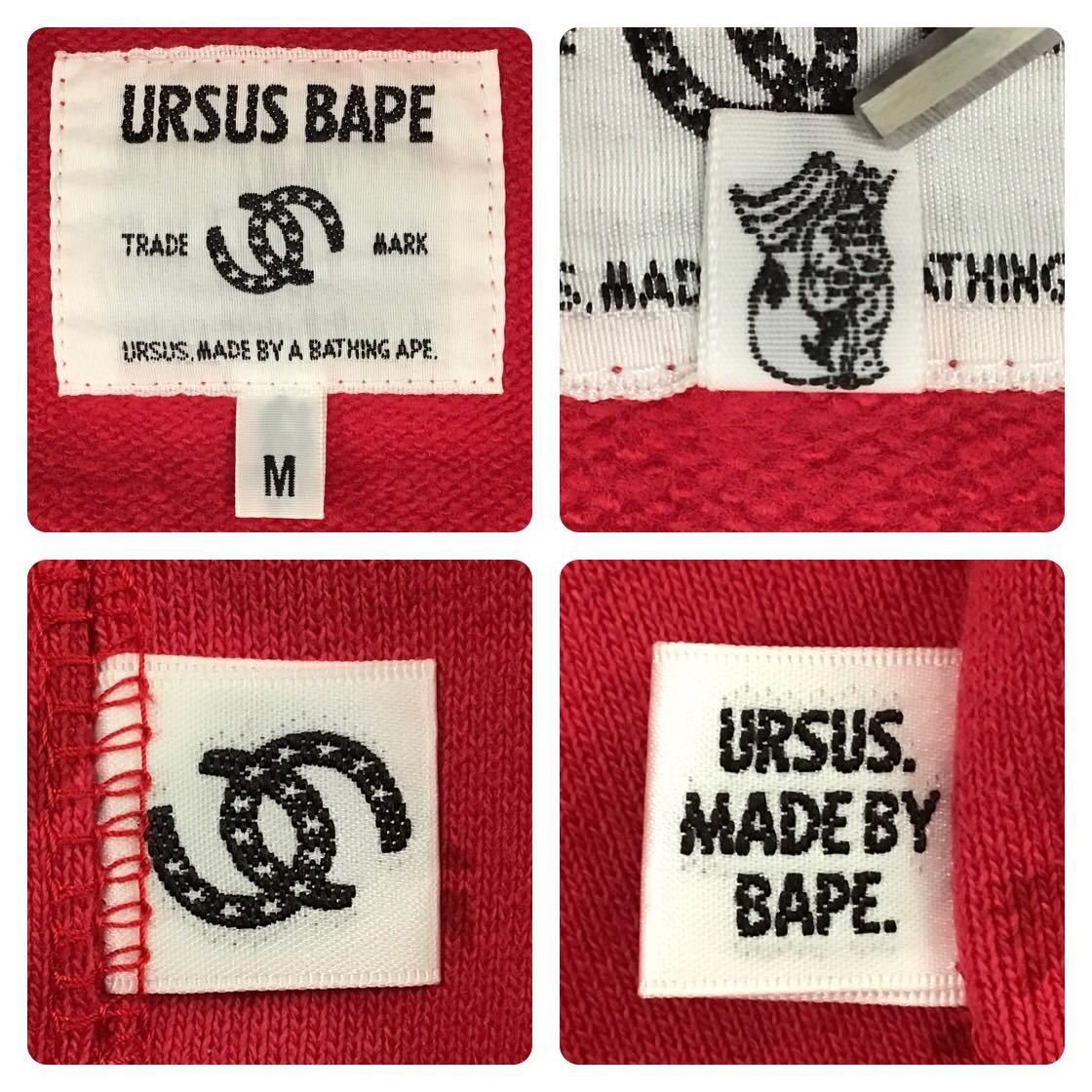 Bape URSUS BAPE Full Zip Hoodie Red a bathing ape NIGO Size US M / EU 48-50 / 2 - 6 Thumbnail
