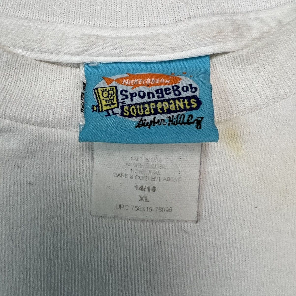 Cartoon Network VTG 2002 SpongeBob SquarePants Surfer T Shirt Cartoon Tee Size US S / EU 44-46 / 1 - 7 Thumbnail