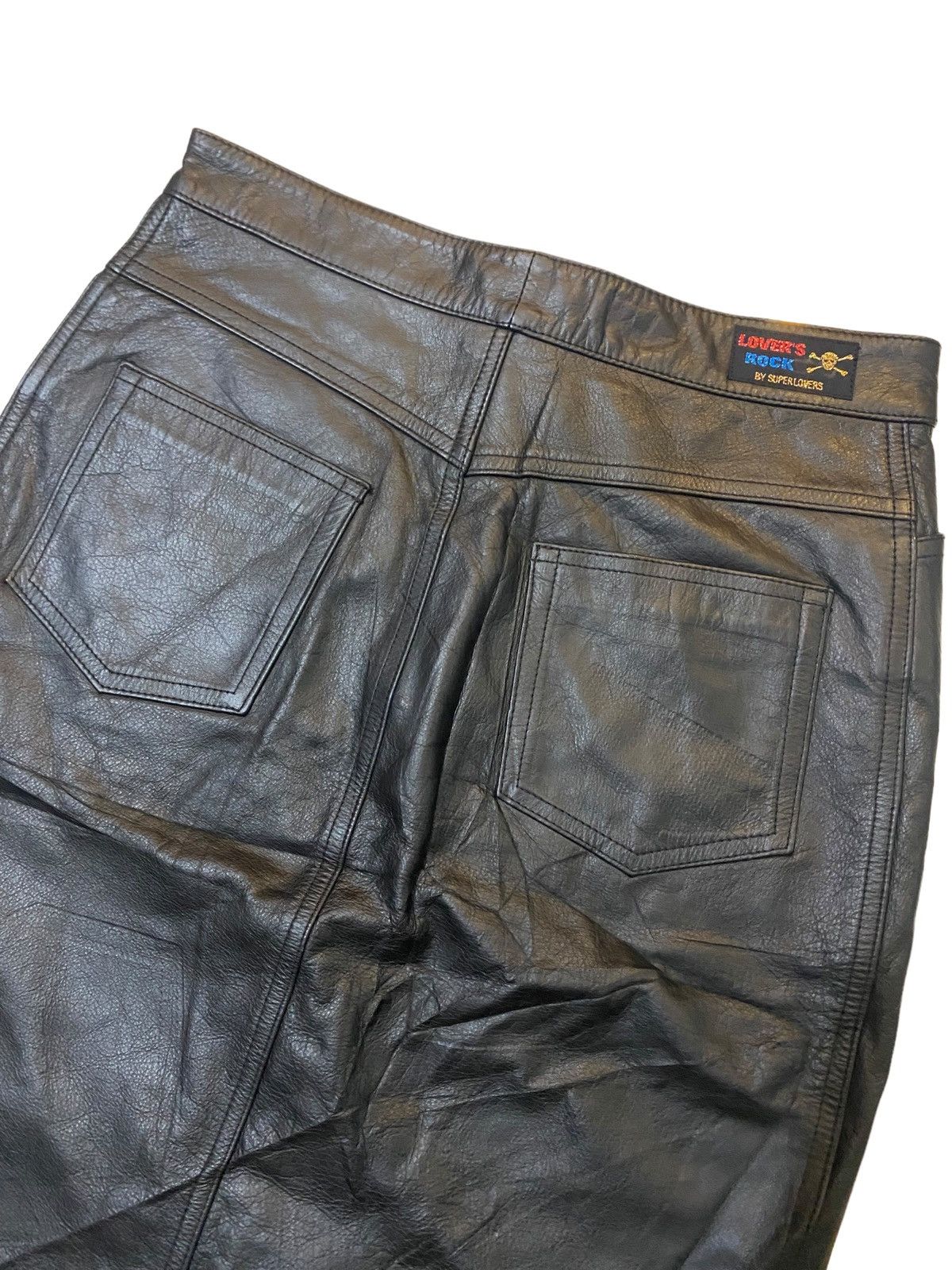 Hysteric Glamour Vintage Lover Rock Super Lover Leather Skirt Size 26" / US 2 / IT 38 - 5 Thumbnail