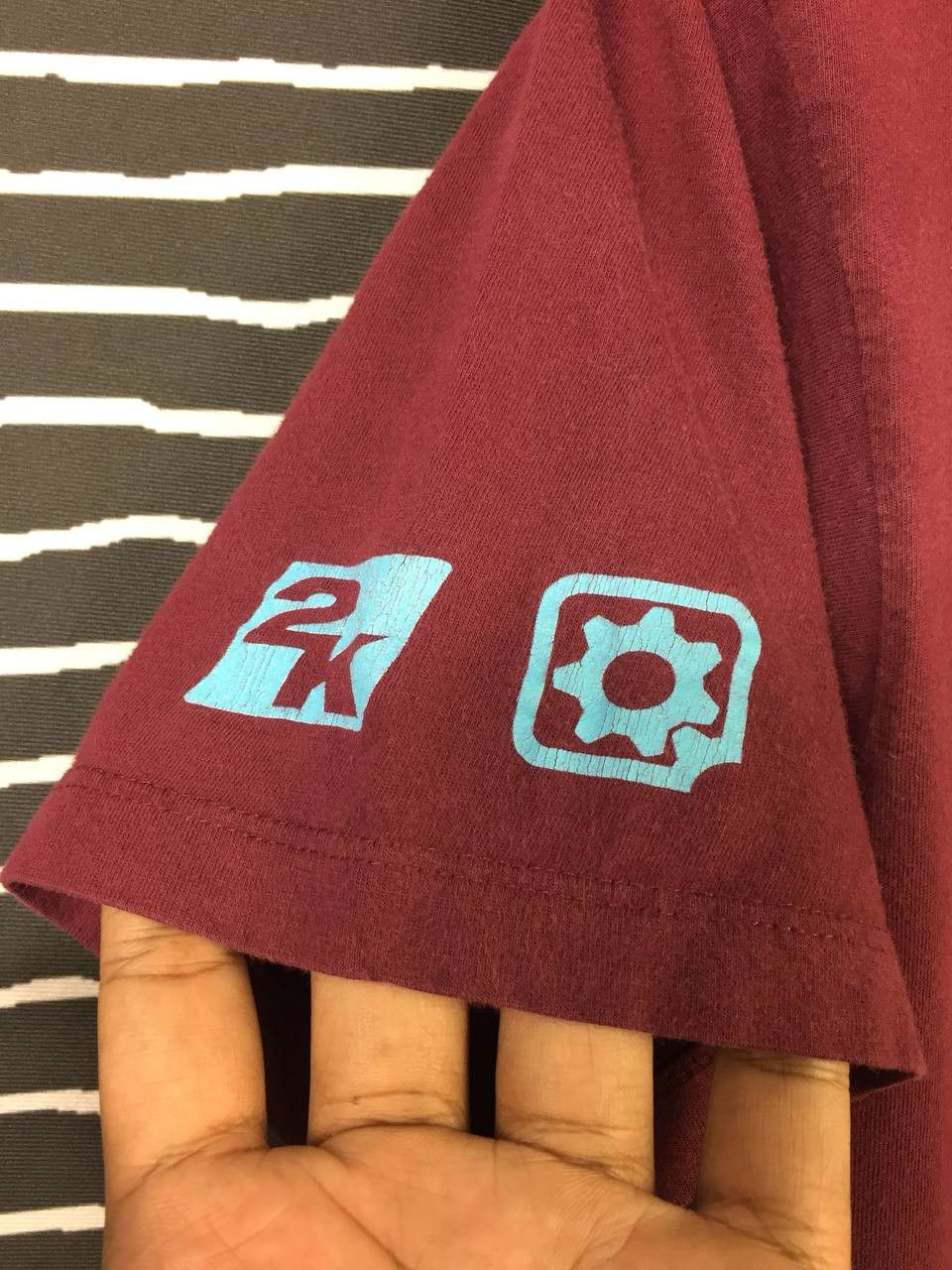 Playstation Borderlands 2 Gearbox Video Game Promo Tee Size US L / EU 52-54 / 3 - 6 Thumbnail