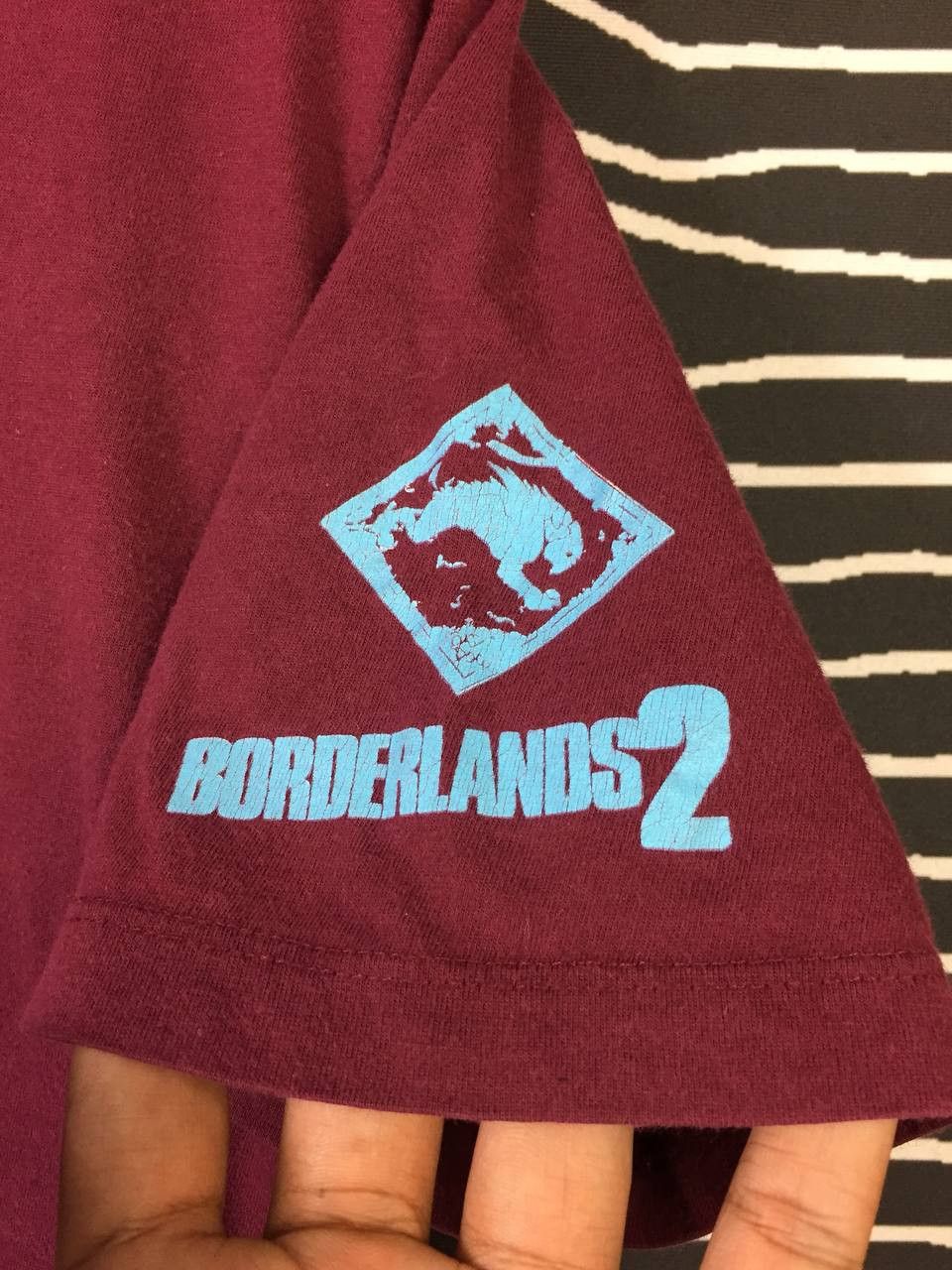 Playstation Borderlands 2 Gearbox Video Game Promo Tee Size US L / EU 52-54 / 3 - 7 Thumbnail