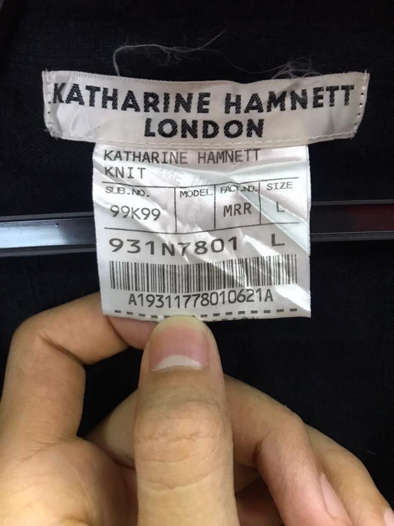 Katharine Hamnett London Katharine Hamnett London KNITWEAR black colour Size US M / EU 48-50 / 2 - 3 Thumbnail