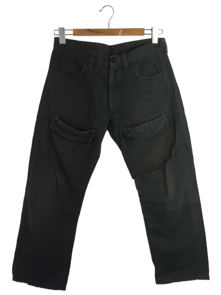 Yohji Yamamoto 1990s Herringbone Front Cargo Pocket Straight Leg 