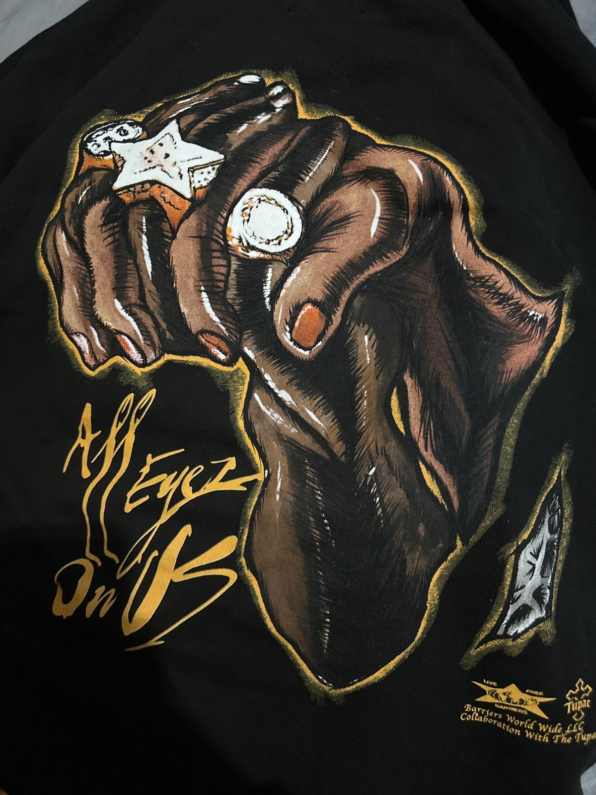 Barriers Barriers x 2pac “All Eyez On Me” Hoodie | Grailed