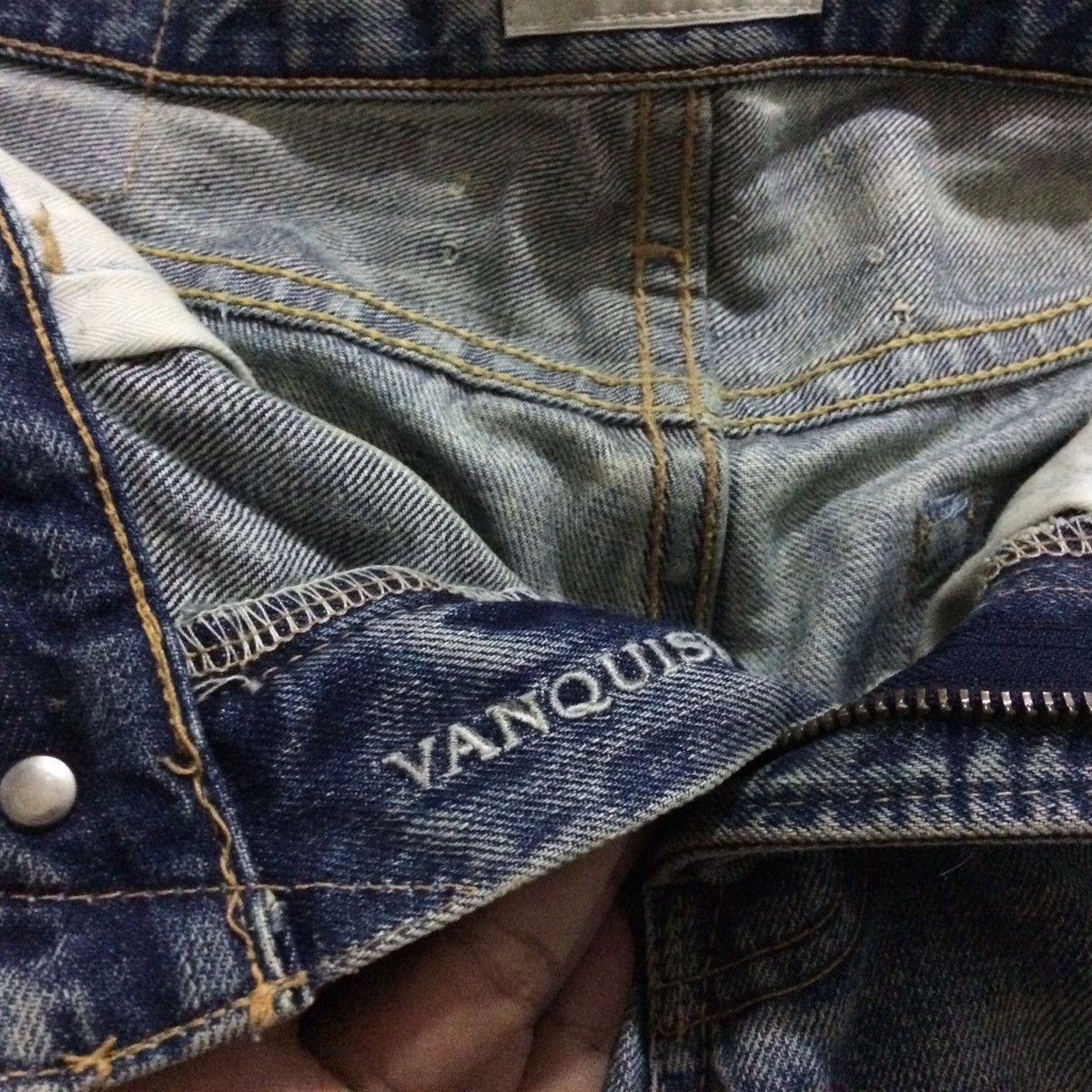 Vanquish RARE ! Denim By Vanquish Distressed Jean Made in JAPAN Size US 32 / EU 48 - 5 Thumbnail