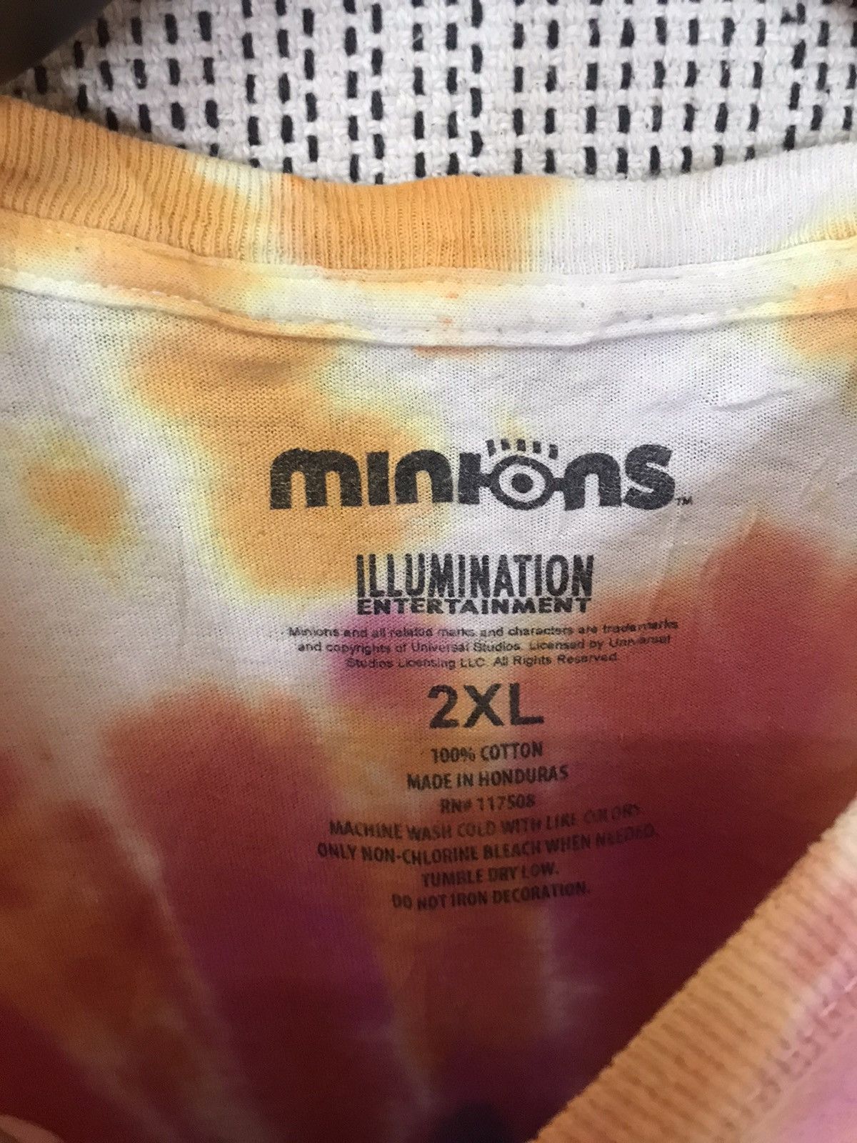 Cartoon Network ‼️MINIONS ILLUMINATION ENTERTAIMENT TIEDYE TSHIRT ‼️ Size US XXL / EU 58 / 5 - 3 Thumbnail