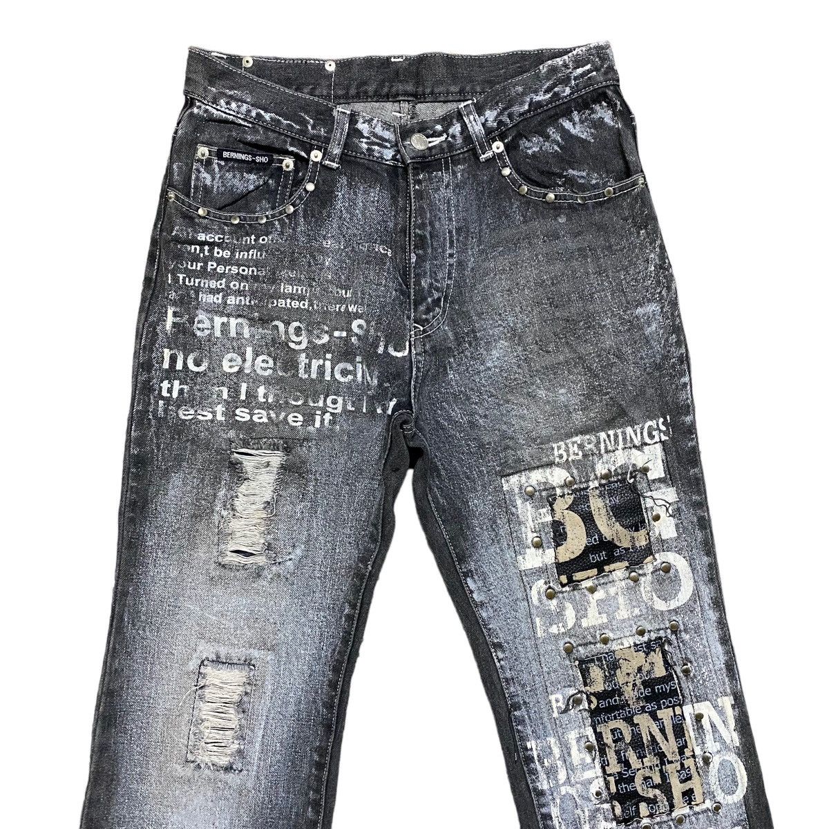BERNINGS SHO BERNING SHO Denim Flare Jeans Size US 28 / EU 44 - 3 Thumbnail