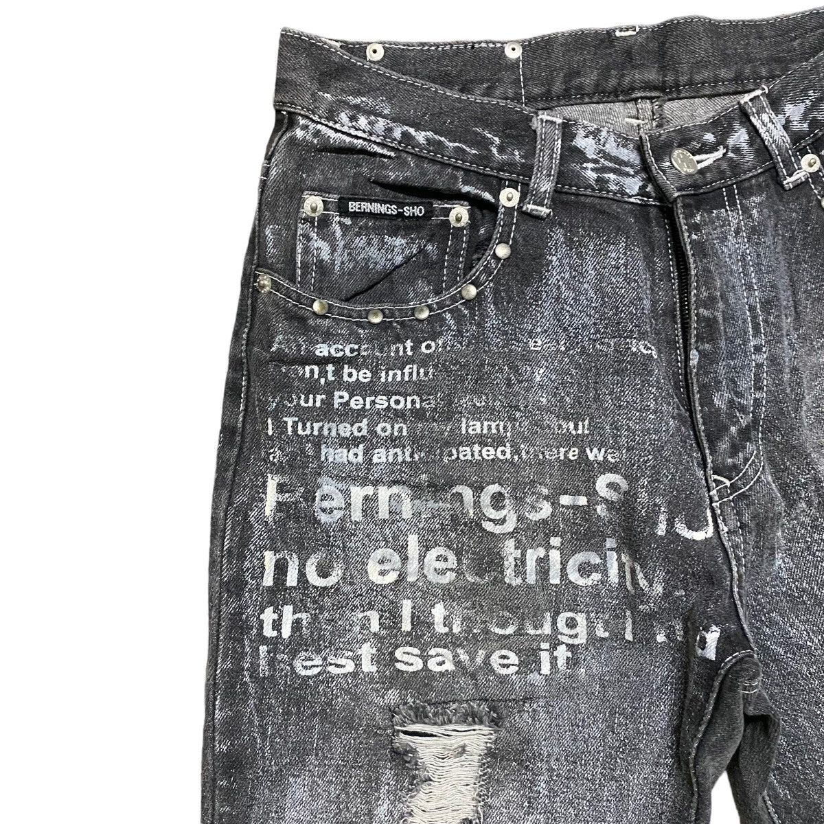 BERNINGS SHO BERNING SHO Denim Flare Jeans Size US 28 / EU 44 - 4 Thumbnail