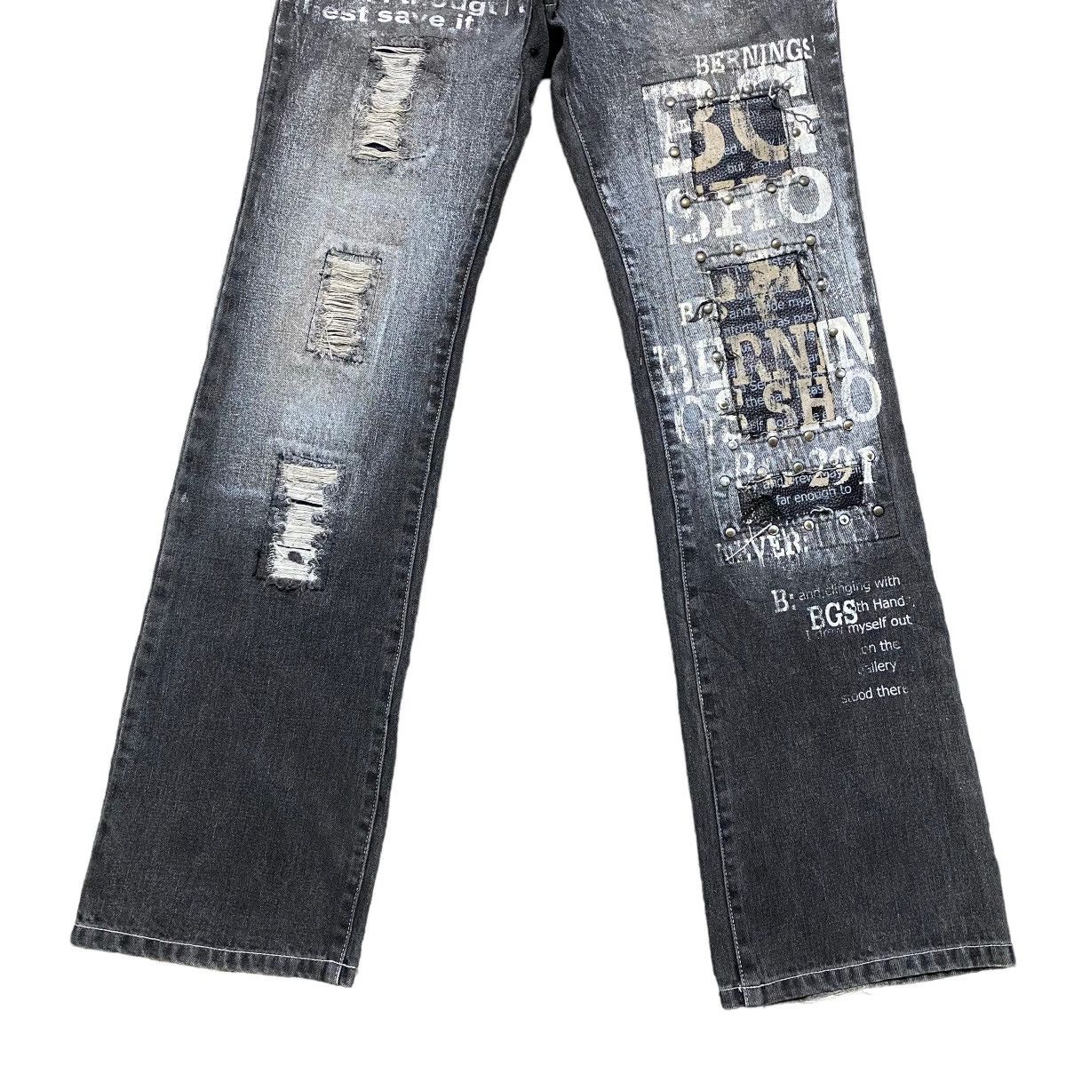 BERNINGS SHO BERNING SHO Denim Flare Jeans Size US 28 / EU 44 - 7 Thumbnail