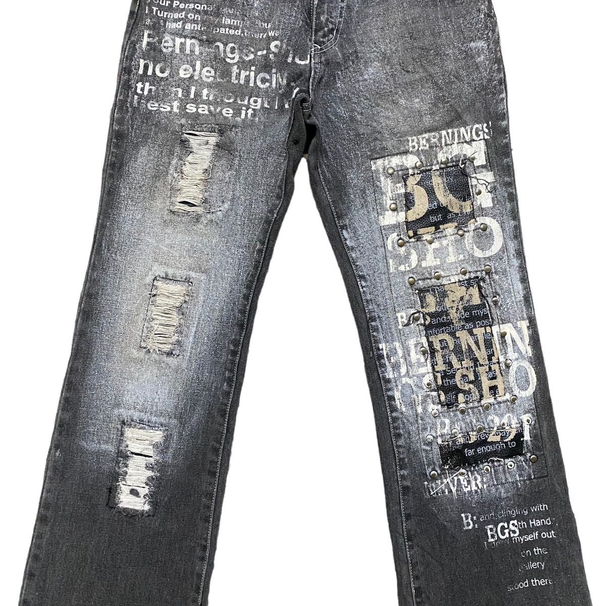 BERNINGS SHO BERNING SHO Denim Flare Jeans Size US 28 / EU 44 - 6 Thumbnail