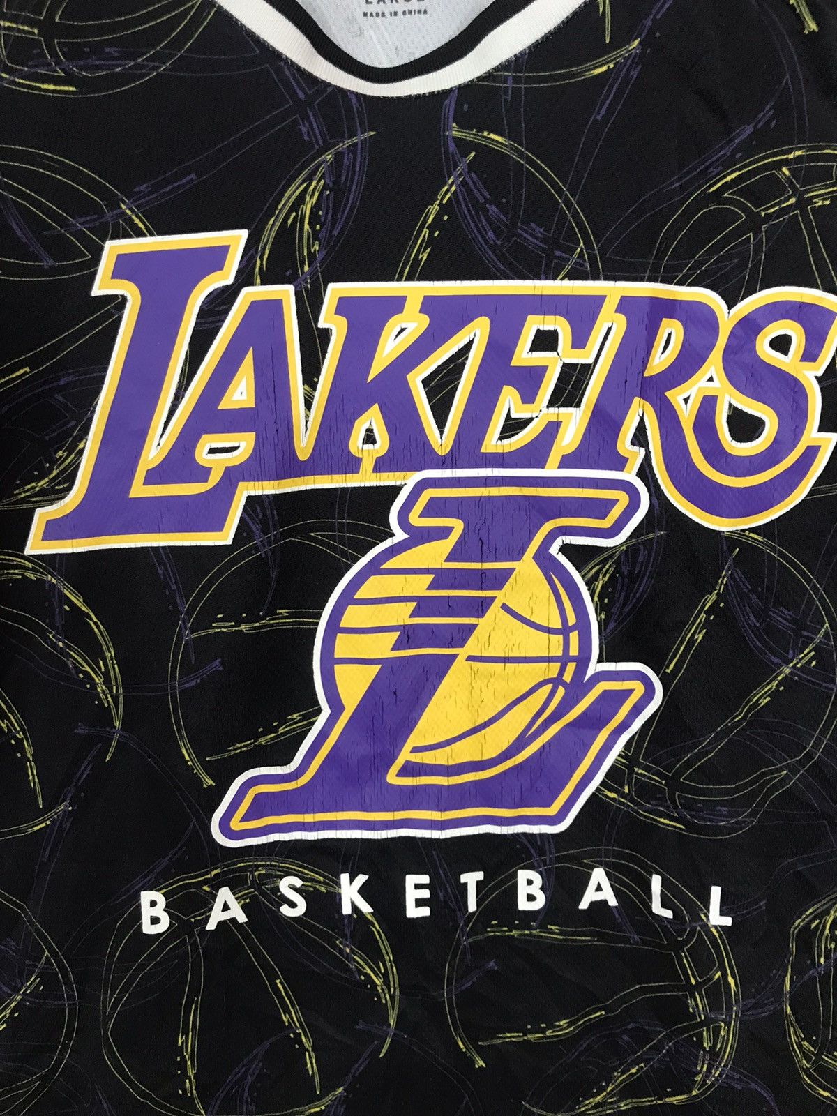 NBA ‼️LAKERS BASKETBALL FULLPRINTED TANKTOP ‼️ Size US L / EU 52-54 / 3 - 4 Thumbnail