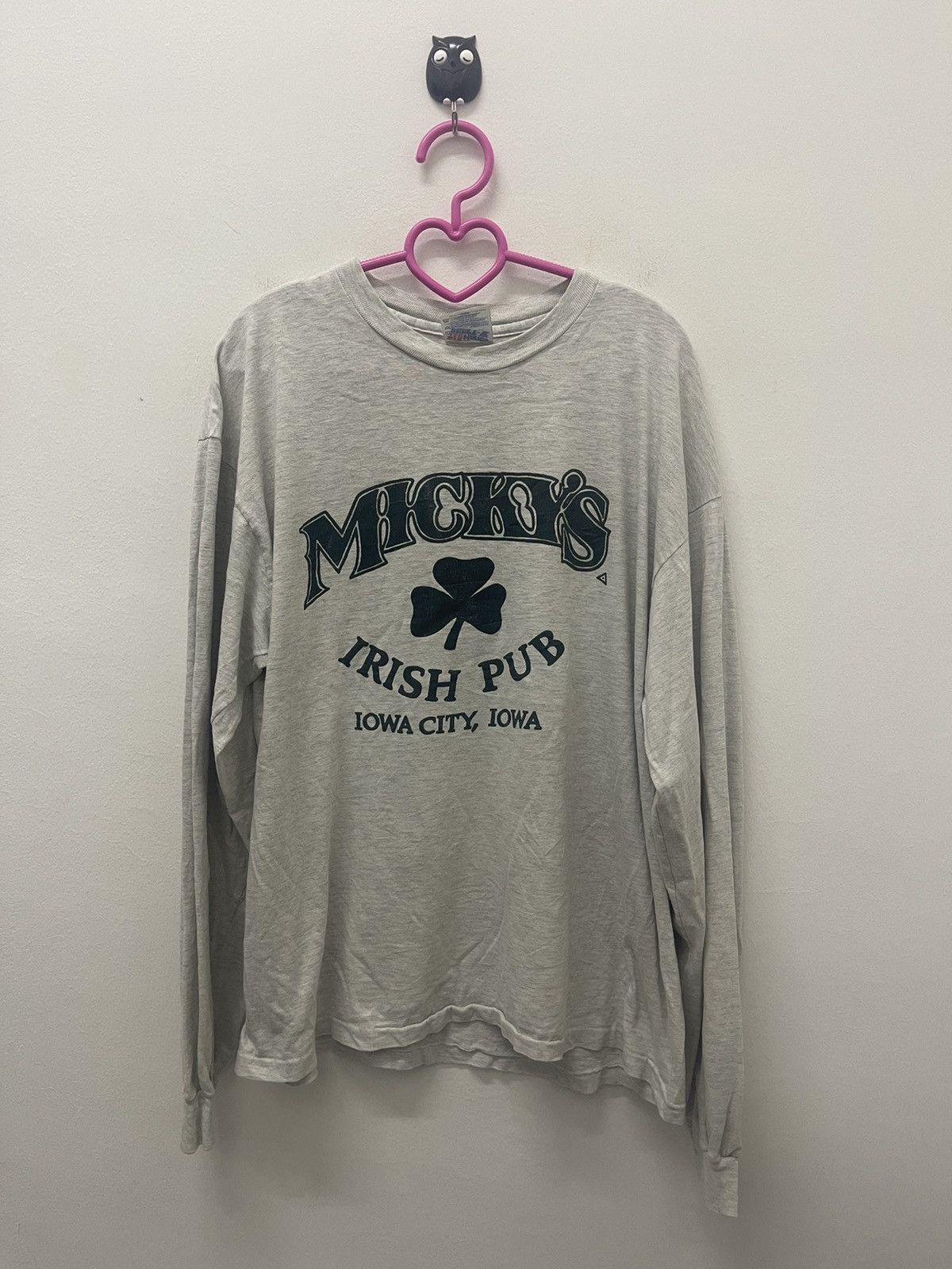 Vintage Rare 90s Vintage MICKY’S Irish Pub Iowa Promo Tee Size US L / EU 52-54 / 3 - 1 Thumbnail