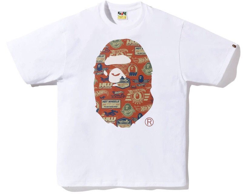 Bape Bape x Hot Wheels Ape Head Tee Size US L / EU 52-54 / 3 - 3 Thumbnail