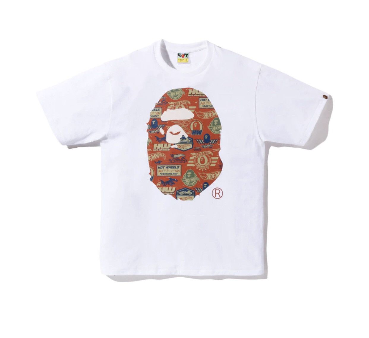 Bape Bape x Hot Wheels Ape Head Tee Size US L / EU 52-54 / 3 - 1 Thumbnail