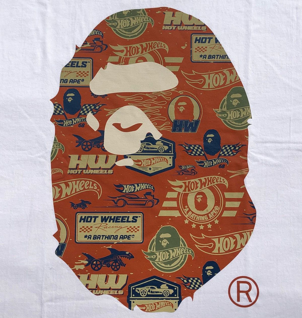 Bape Bape x Hot Wheels Ape Head Tee Size US L / EU 52-54 / 3 - 6 Thumbnail