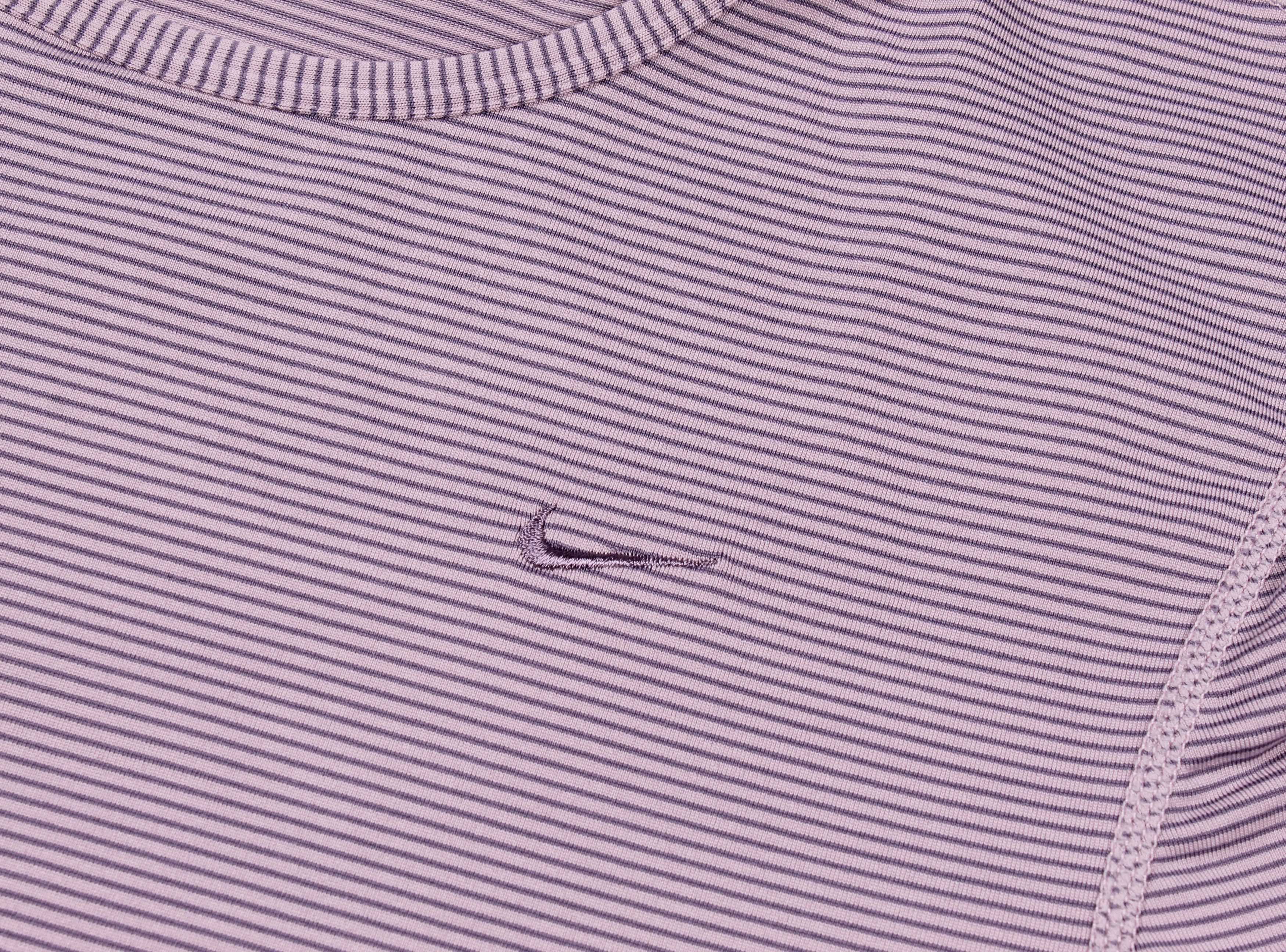 Nike Vintage Nike Striped Pastel T-shirt Top Size L / US 10 / IT 46 - 4 Thumbnail